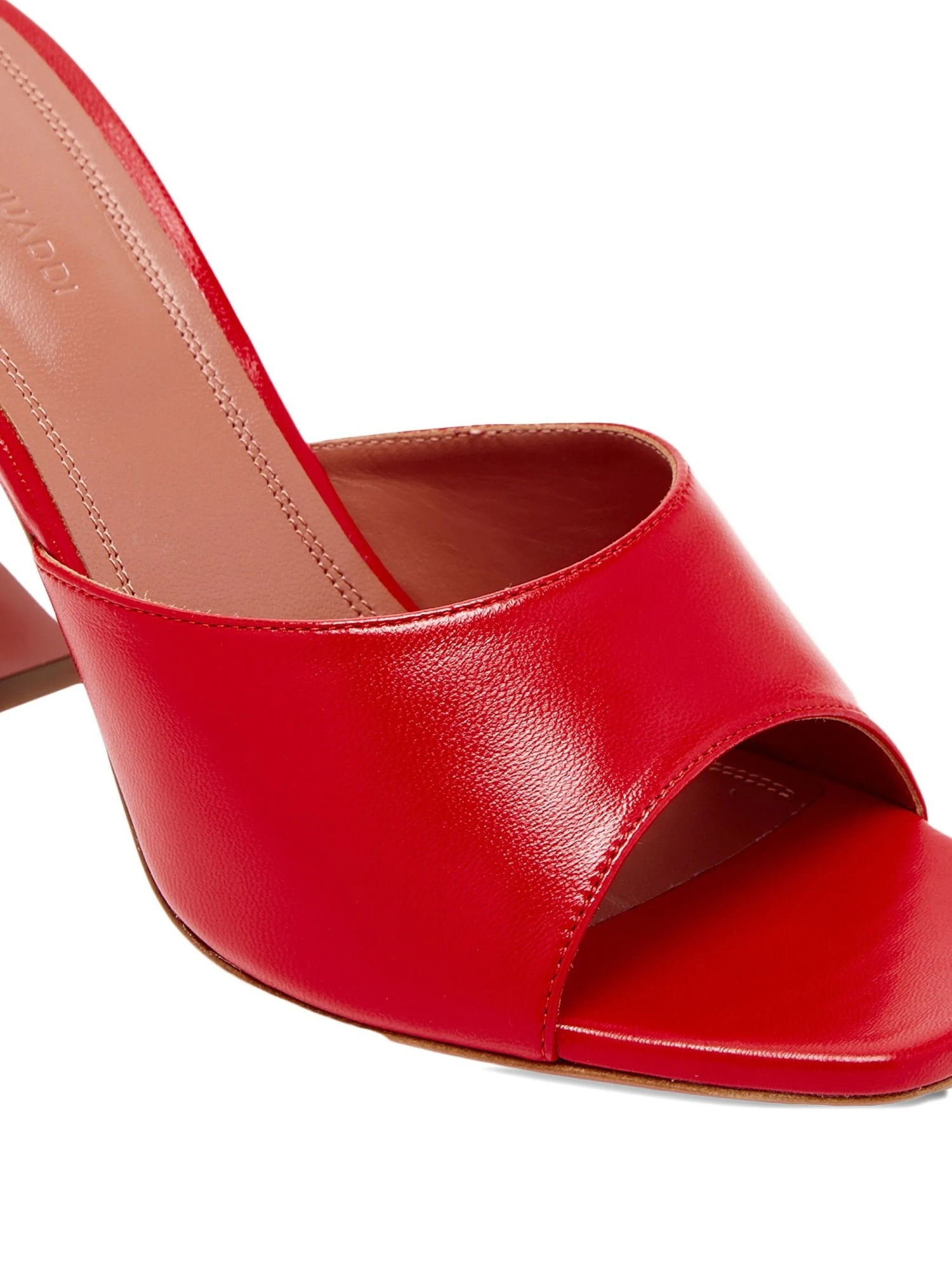 Amina Muaddi Open-toe High-heeled Sandals In Red