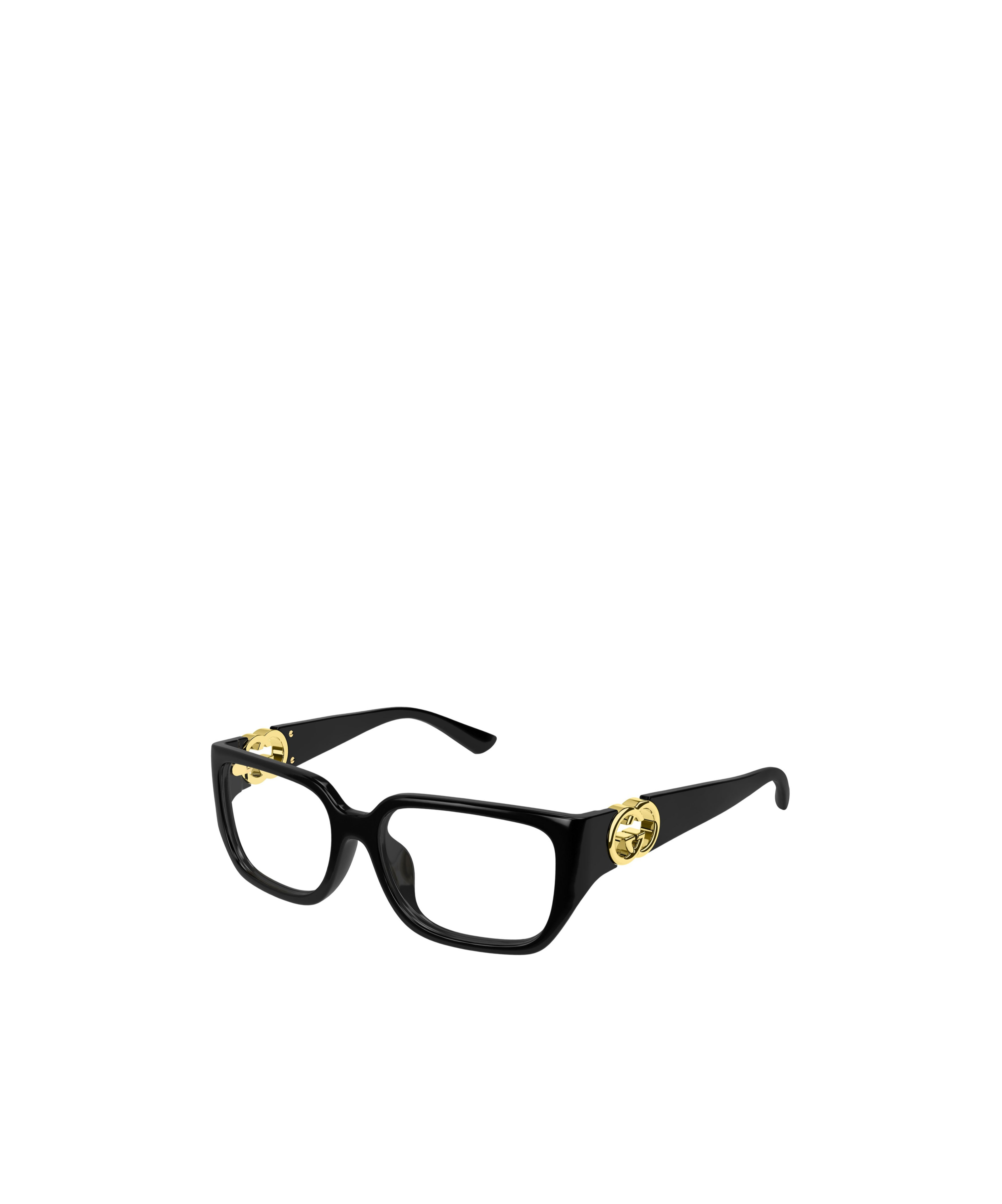Gucci Geometrically Framed Flat Mirror In Black