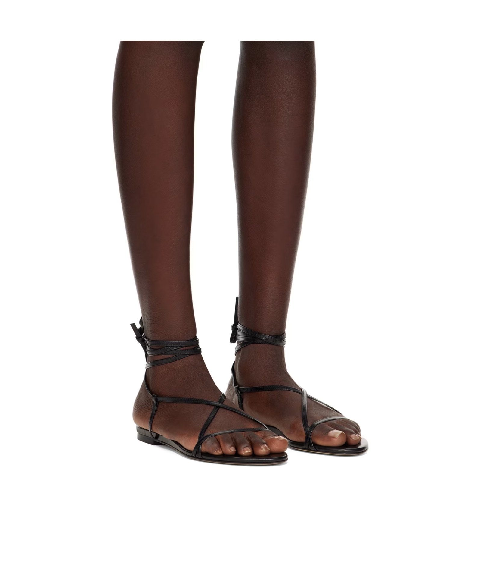 Aeyde Penny Flat Sandals In Red