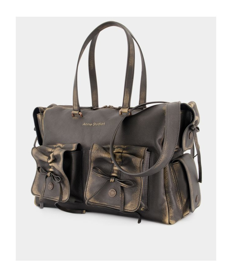 Shop Acne Studios Multi-pocket Shoulder Bag In Black