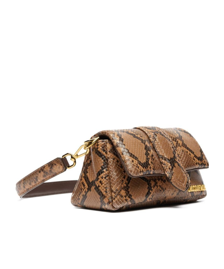 Jacquemus Le Petit Bambimou Leather Shoulder Bag In Brown