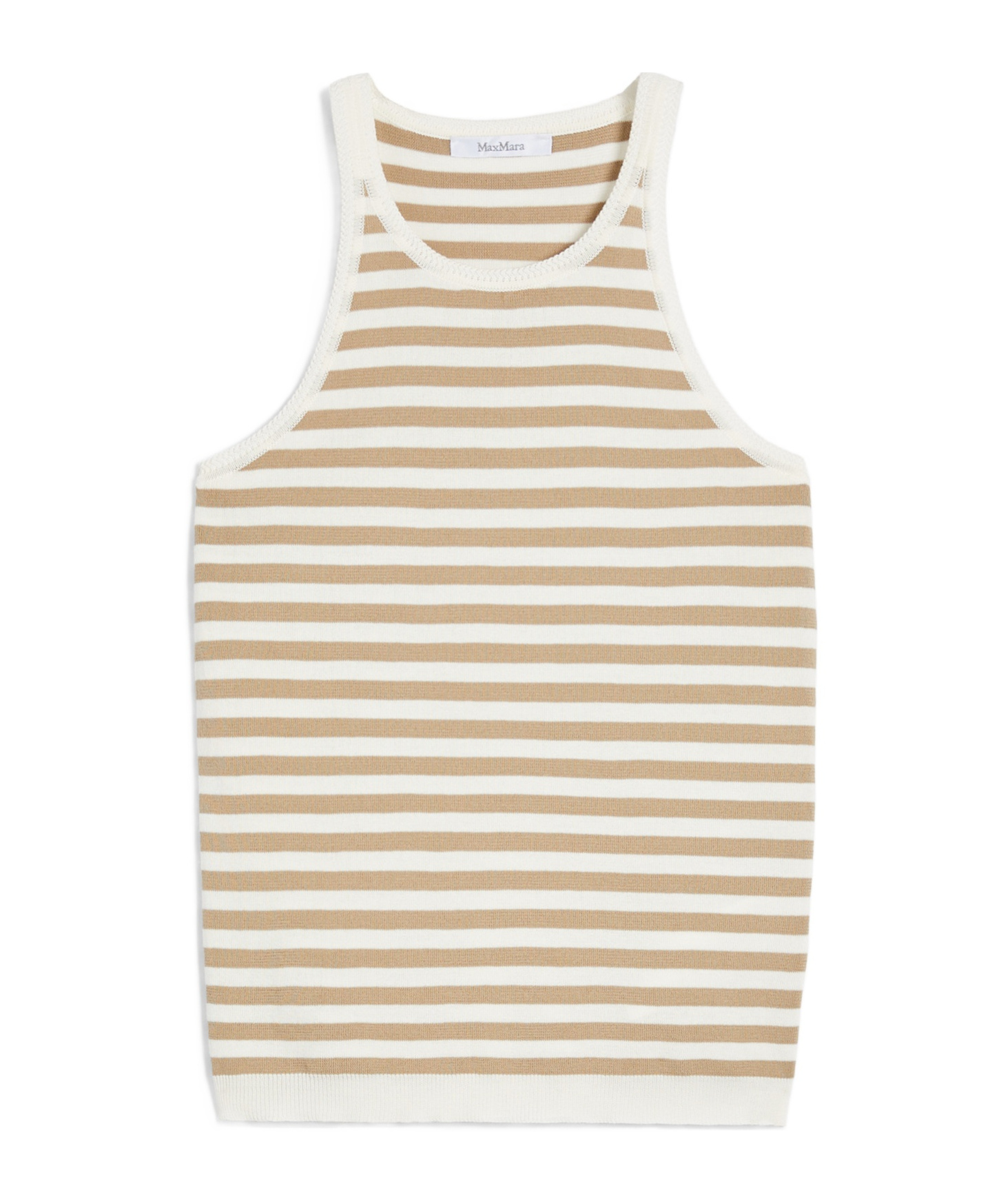 Max Mara Arnes Tank Top In Neutral