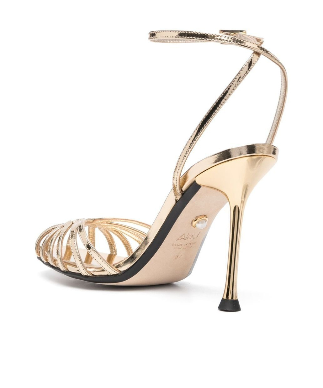 Alev� Cage Stiletto Heel Sandals In Nude