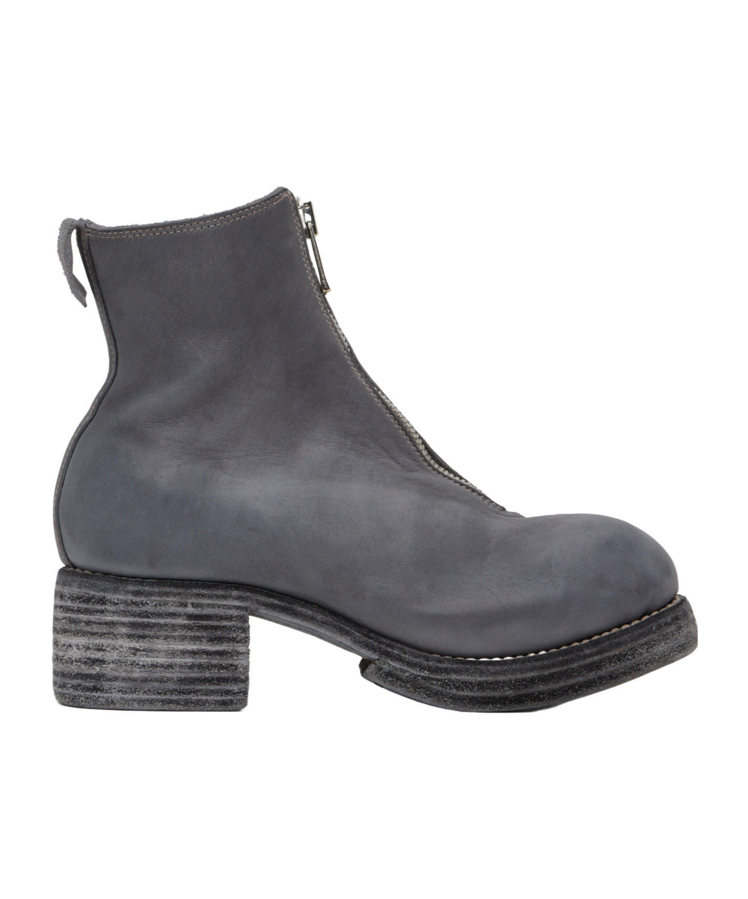 Guidi Gray Pl1wz Boots In Black