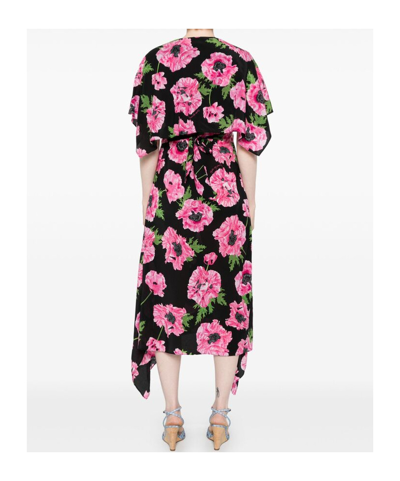 Stella Mccartney Short Sleeve Dress In Black
