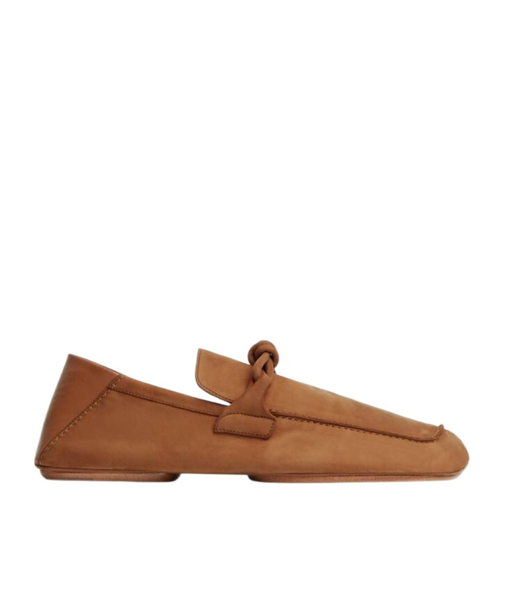 Bottega Veneta Daddy Loafers In Beige