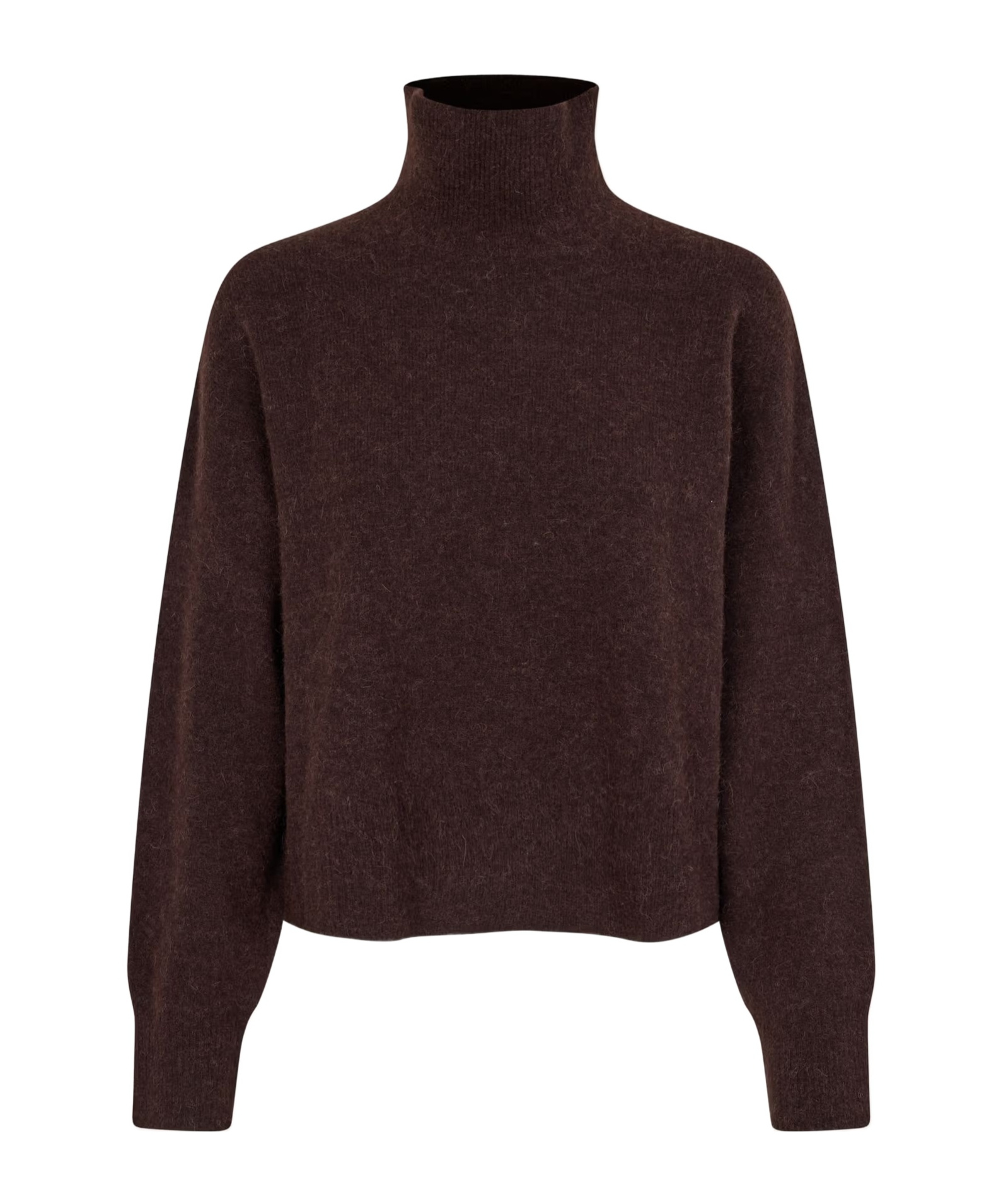 Samsoe & Samsoe High-neck Long-sleeved Sweater In Red