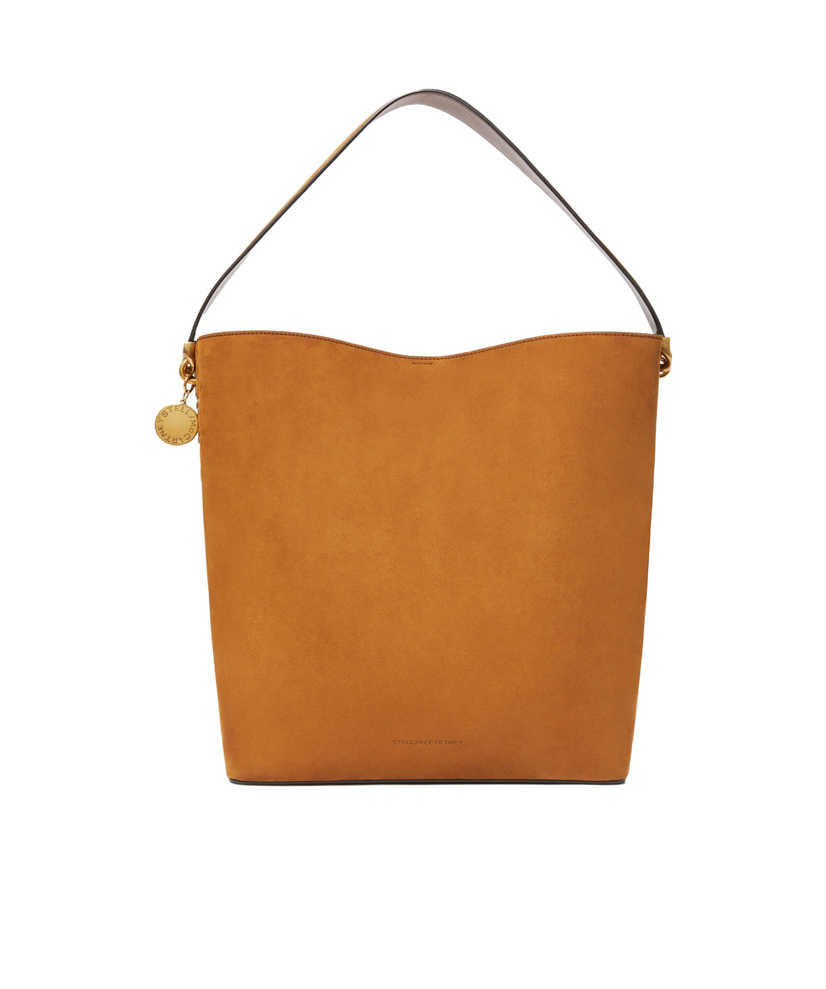 Stella Mccartney Frayme Whipstitch Tote Bag In Brown