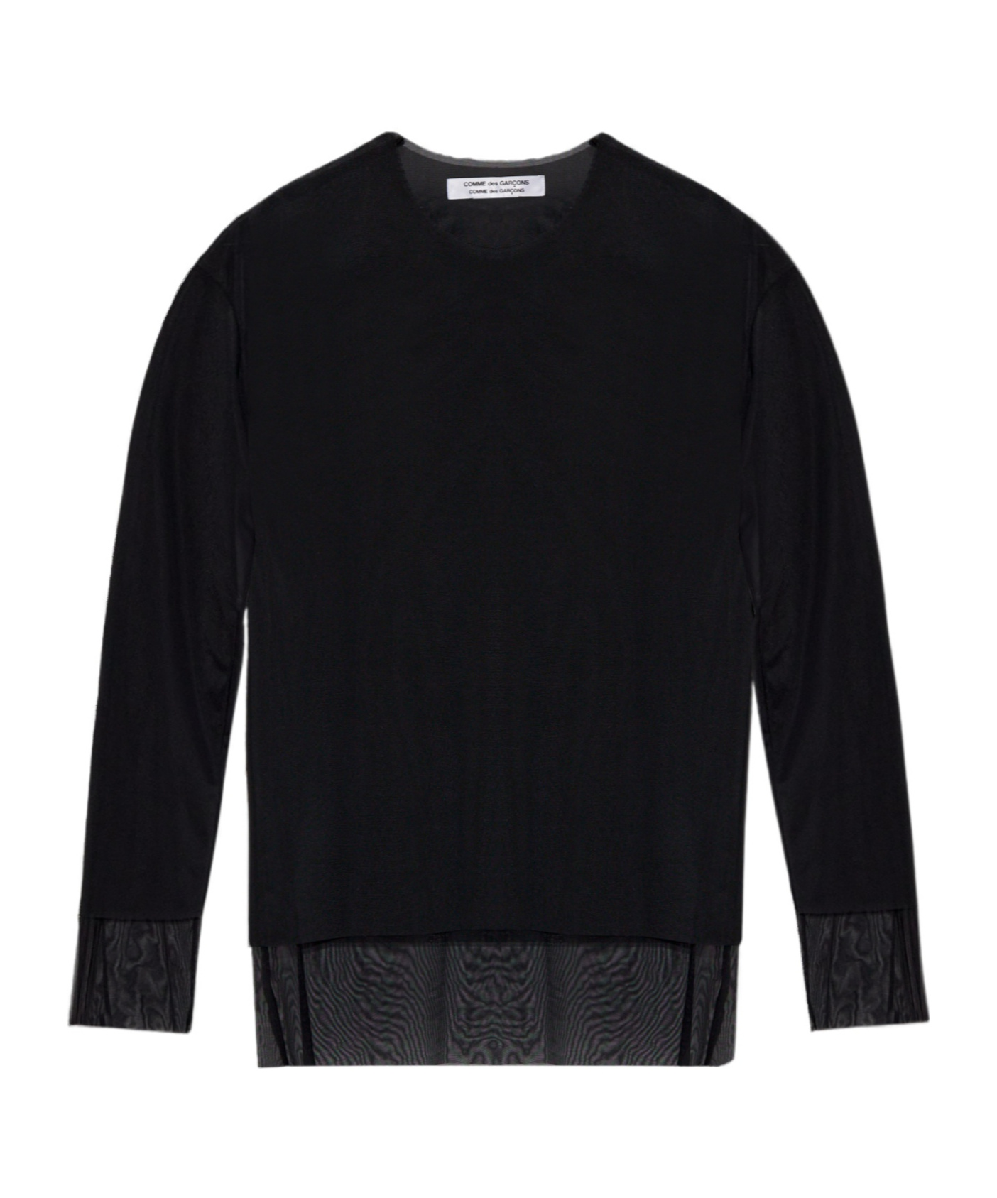 Shop Comme Des Garçons Semi-sheer Blouse