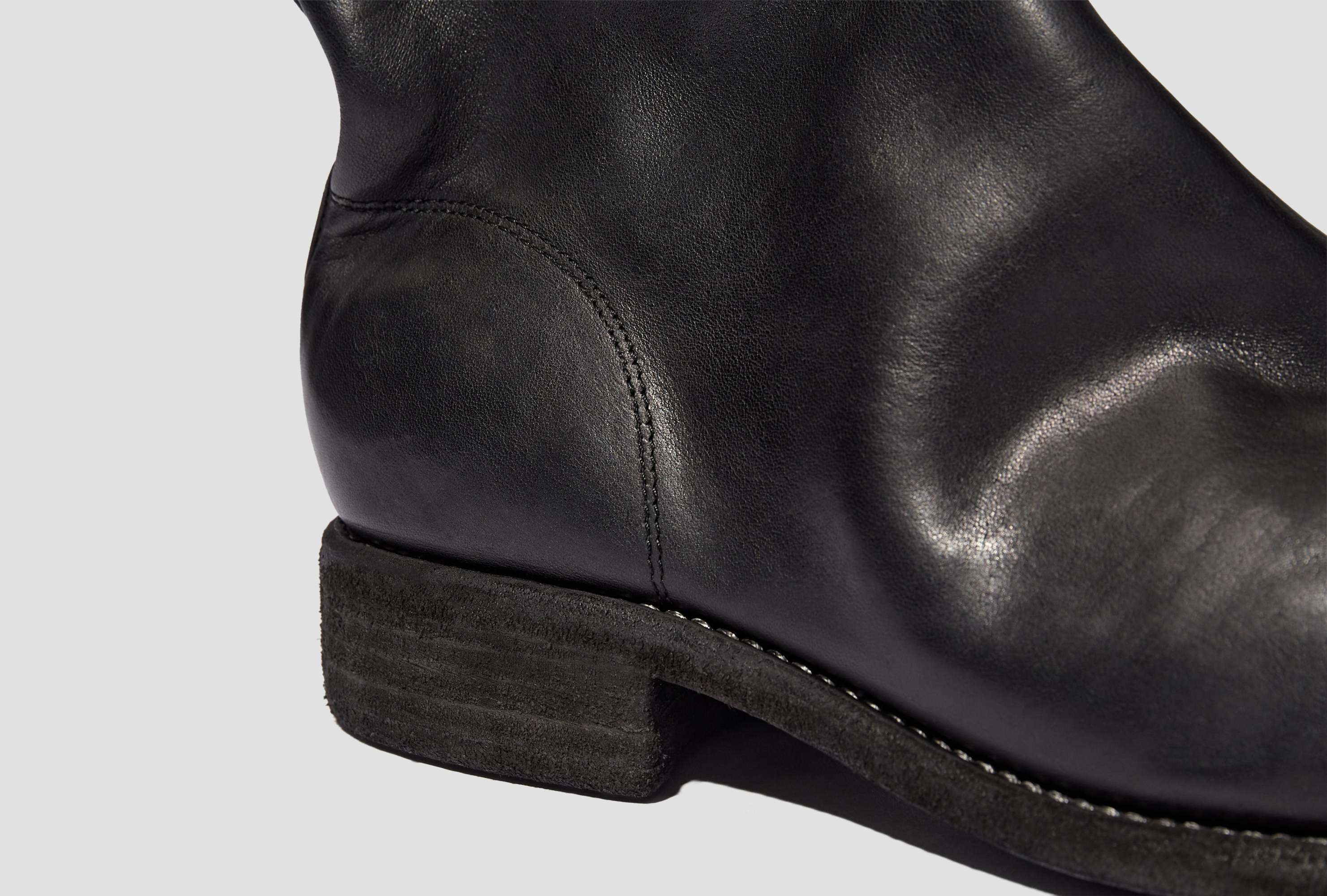 Guidi 988 Rear Zipped Boots In Black