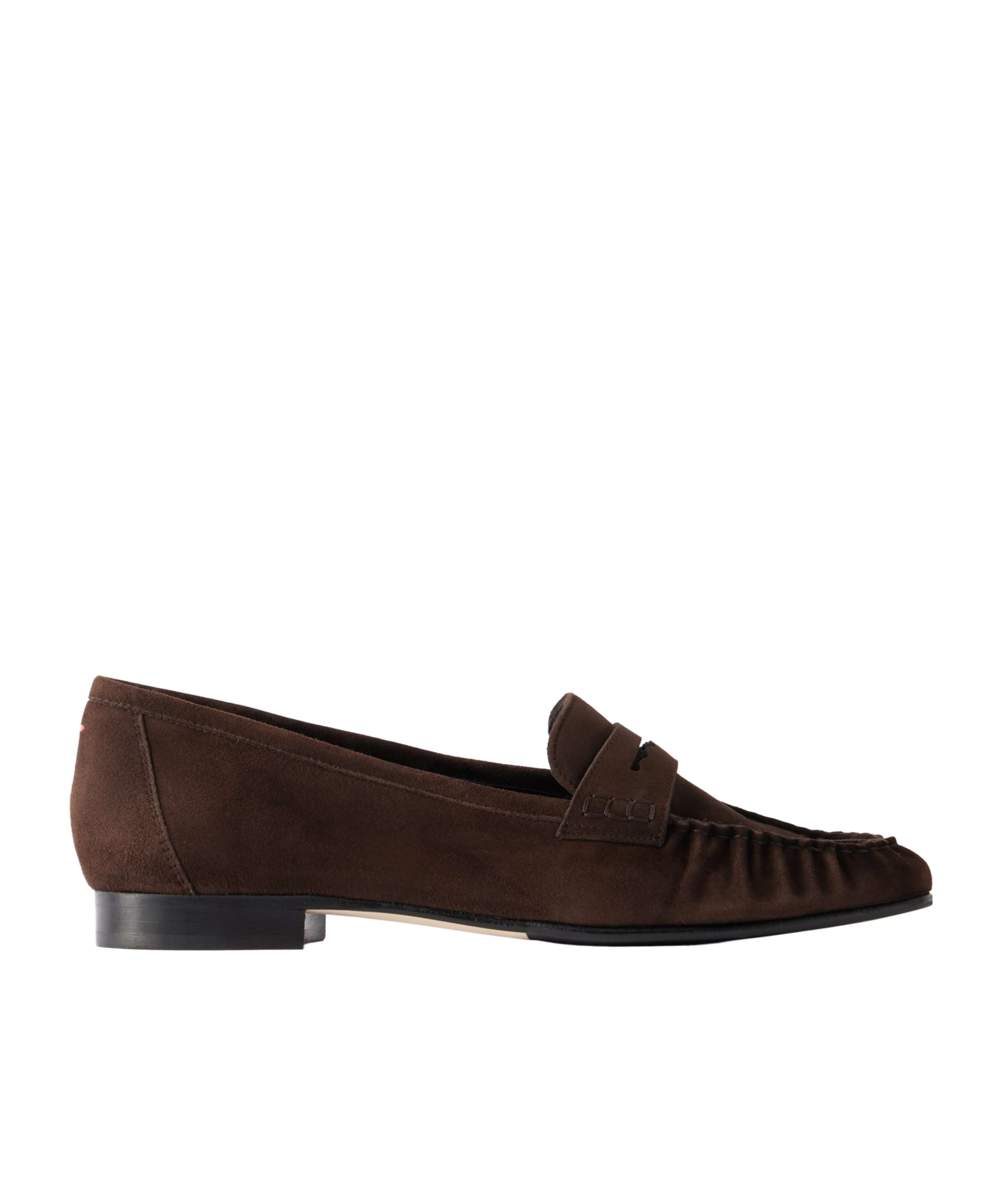 AEYDE SUEDE PENNY LOAFERS