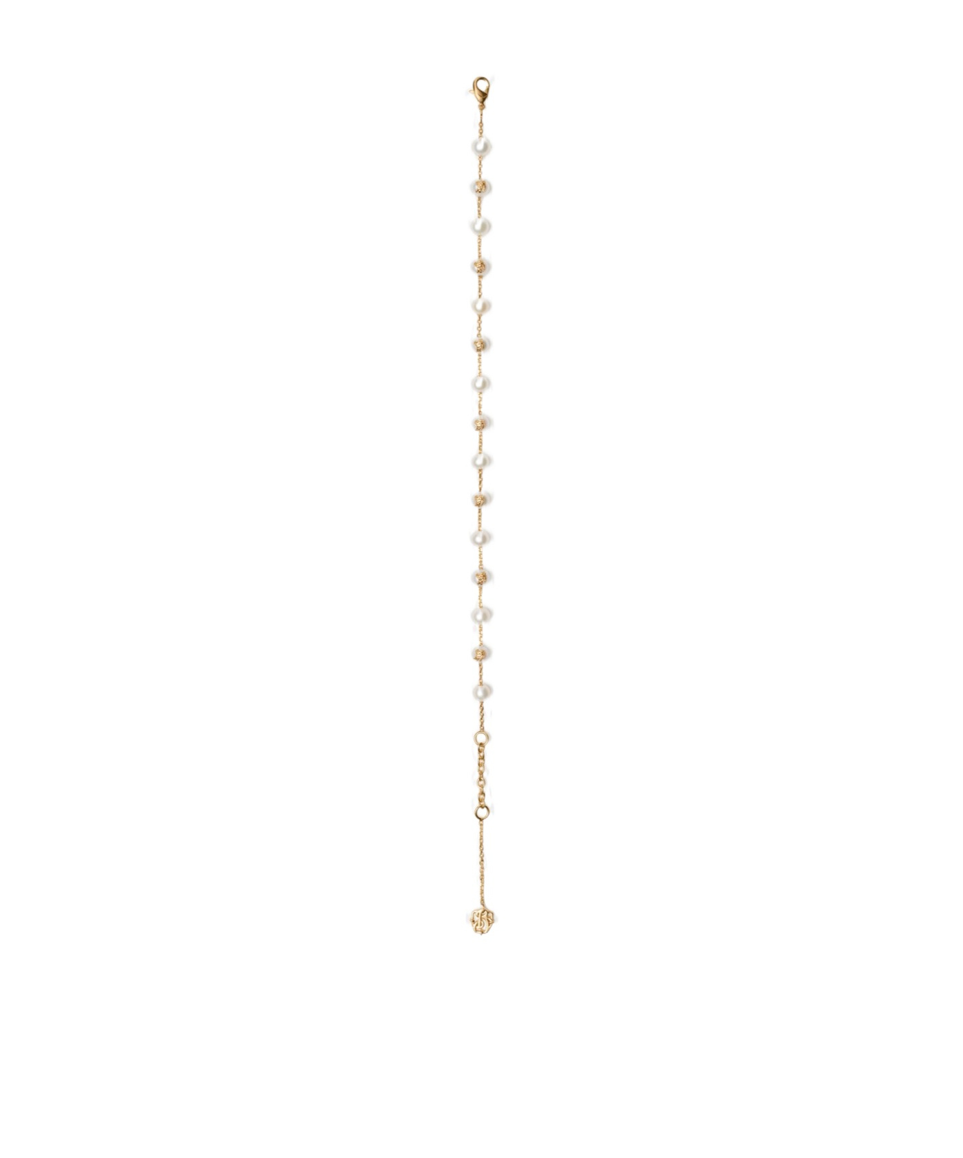 Burberry Spherical Pearl Bracelet In Gold/pearl