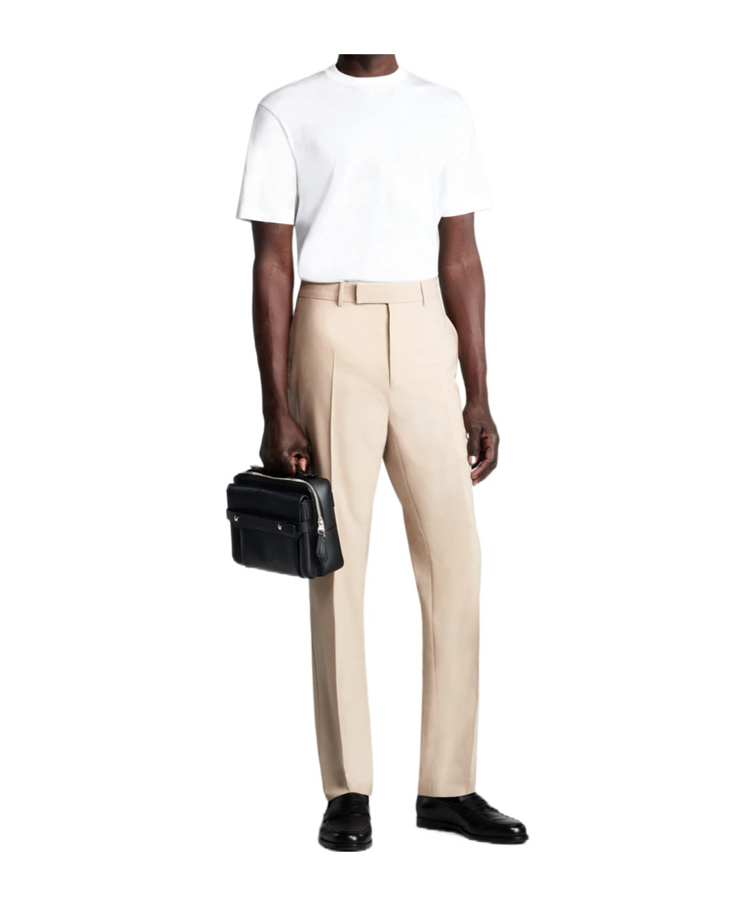 DUNHILL LOGO-EMBROIDERED COTTON T-SHIRT