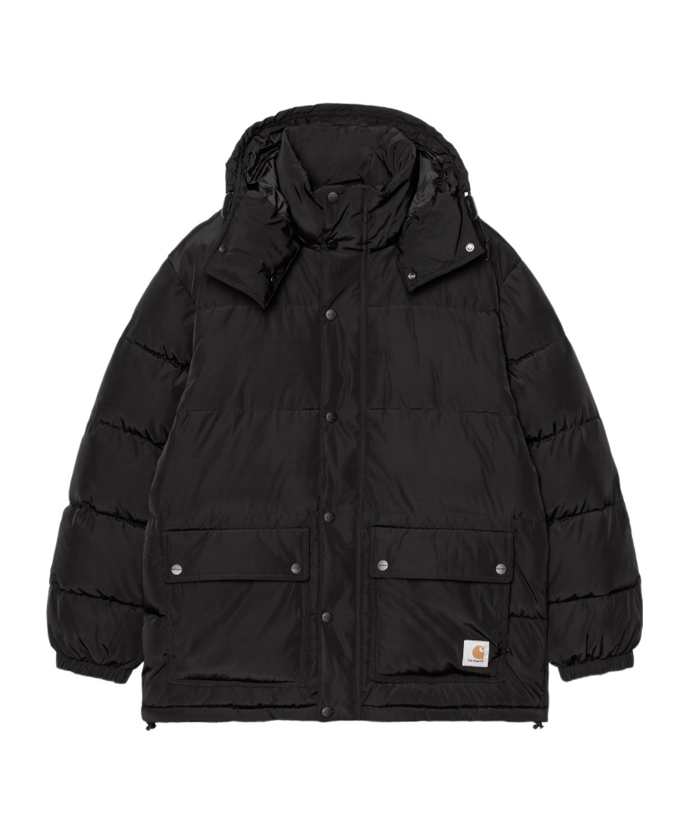 Carhartt Brent Jacket Puffer Jackets Black In Black