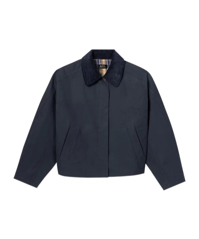 Apc A.p.c. Long-sleeved Jacket In Blue