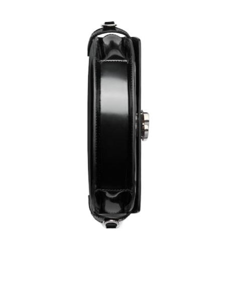 Gucci Mini Half-moon Top Handle Bag In Black