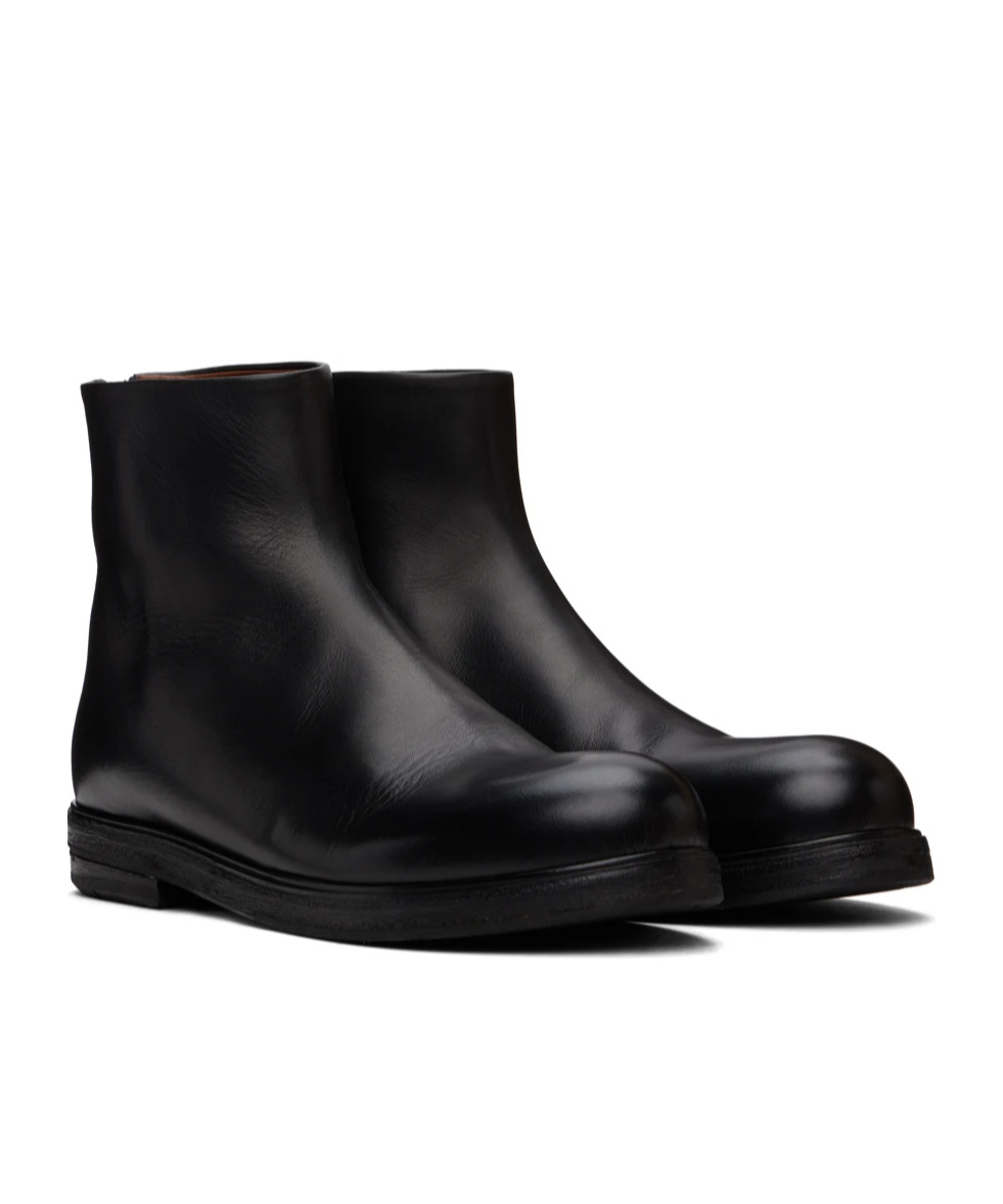 Marsèll Black Zucca Zeppa Ankle Boots In Black