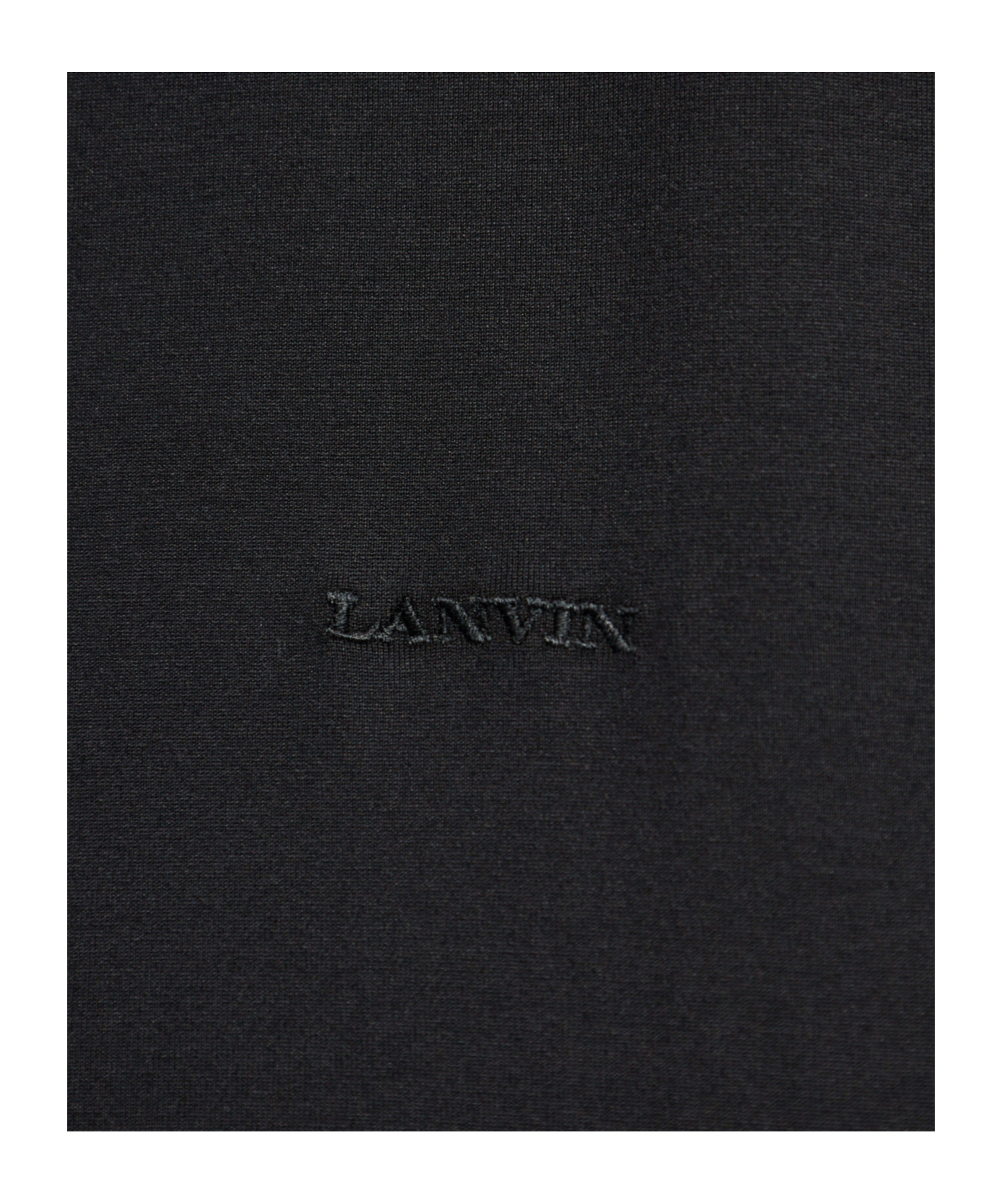 Lanvin Double-layered Cotton T-shirt In Black