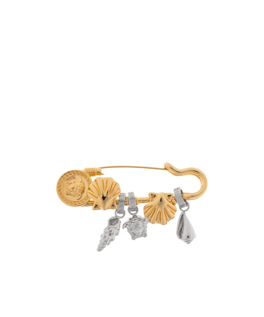 Versace Crystal Icons De La Mer Brooch
