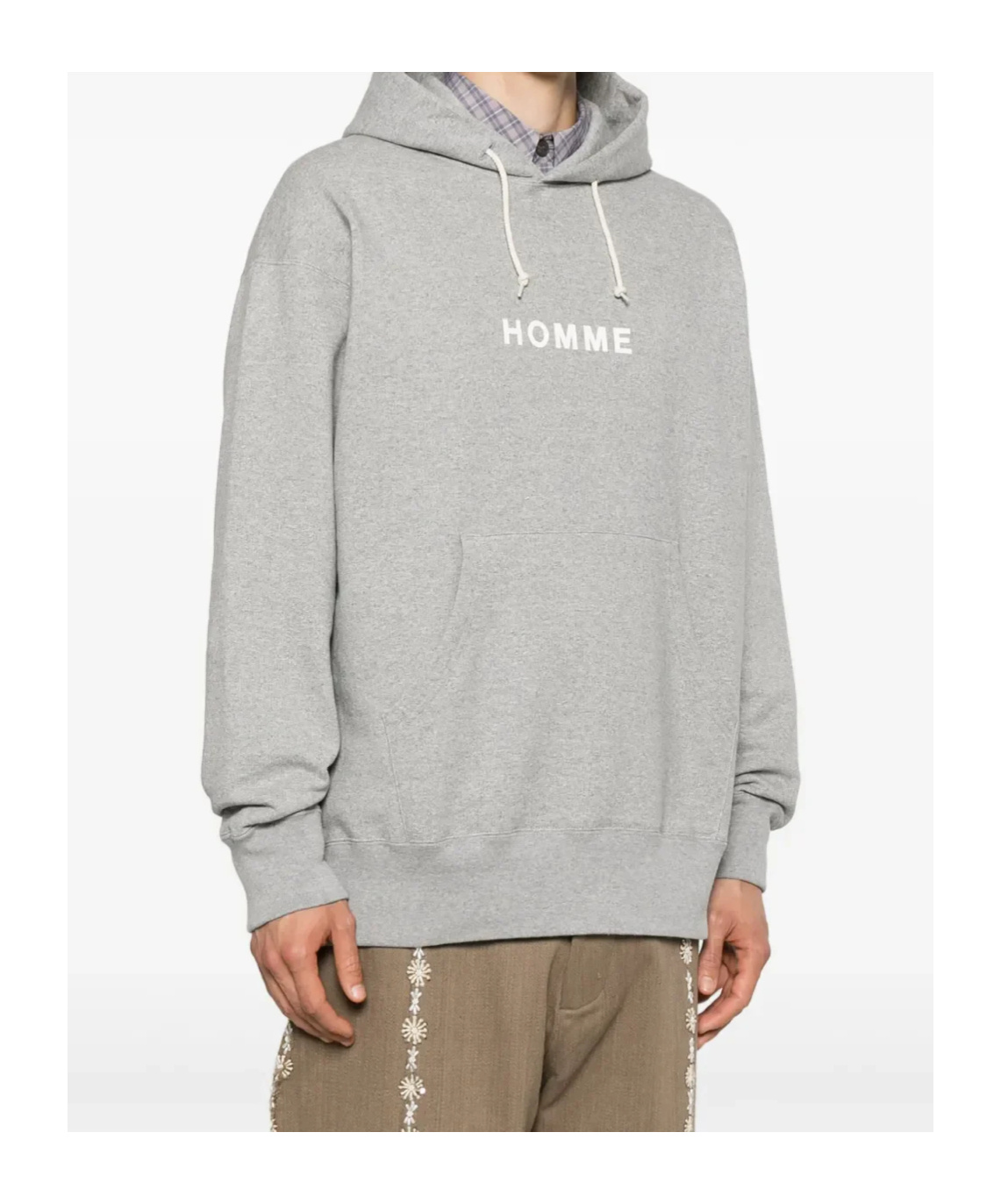 Comme Des Garçons Long-sleeved Sweatshirt In Gray
