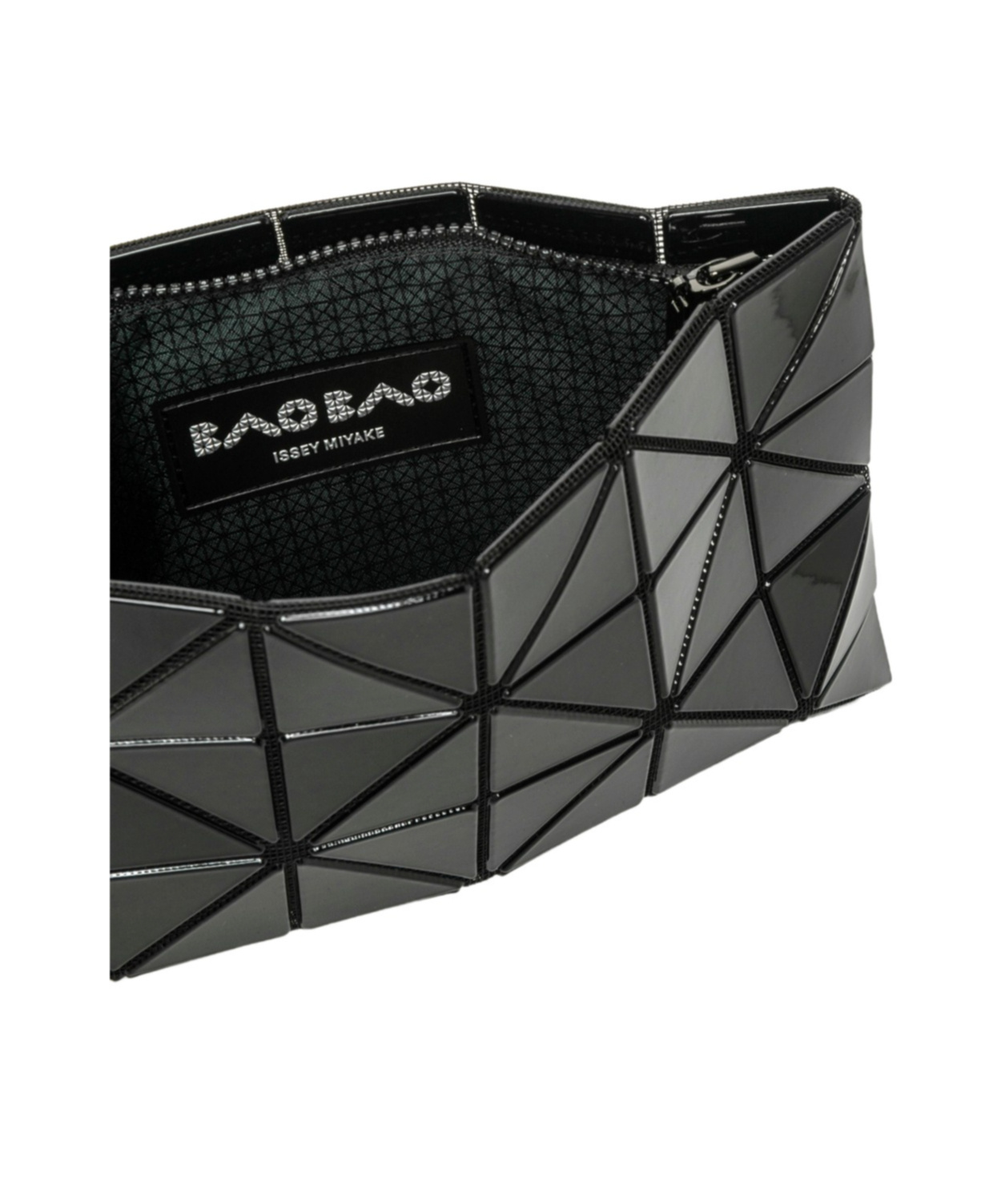 Bao Bao Issey Miyake Black Lucent Pouch In Black