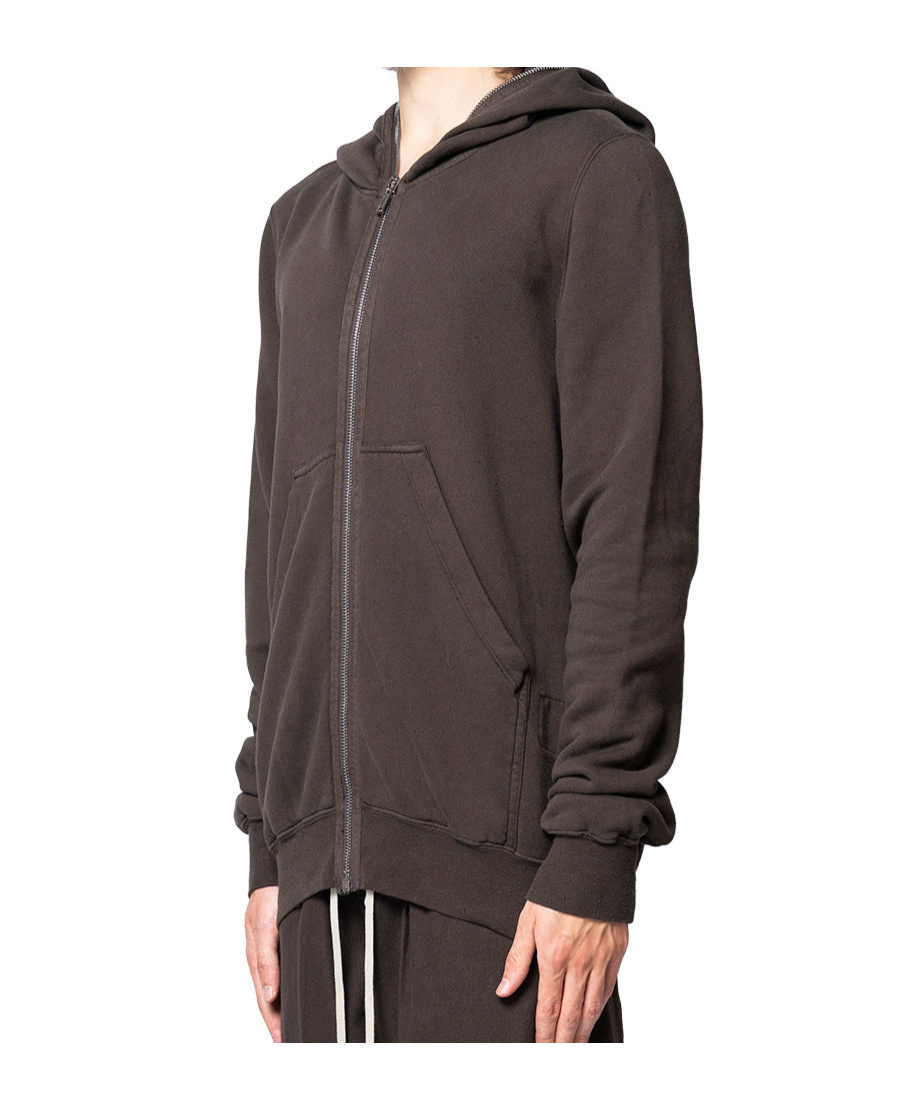 Rick Owens Drkshdw Zip-up Hoodie In Black