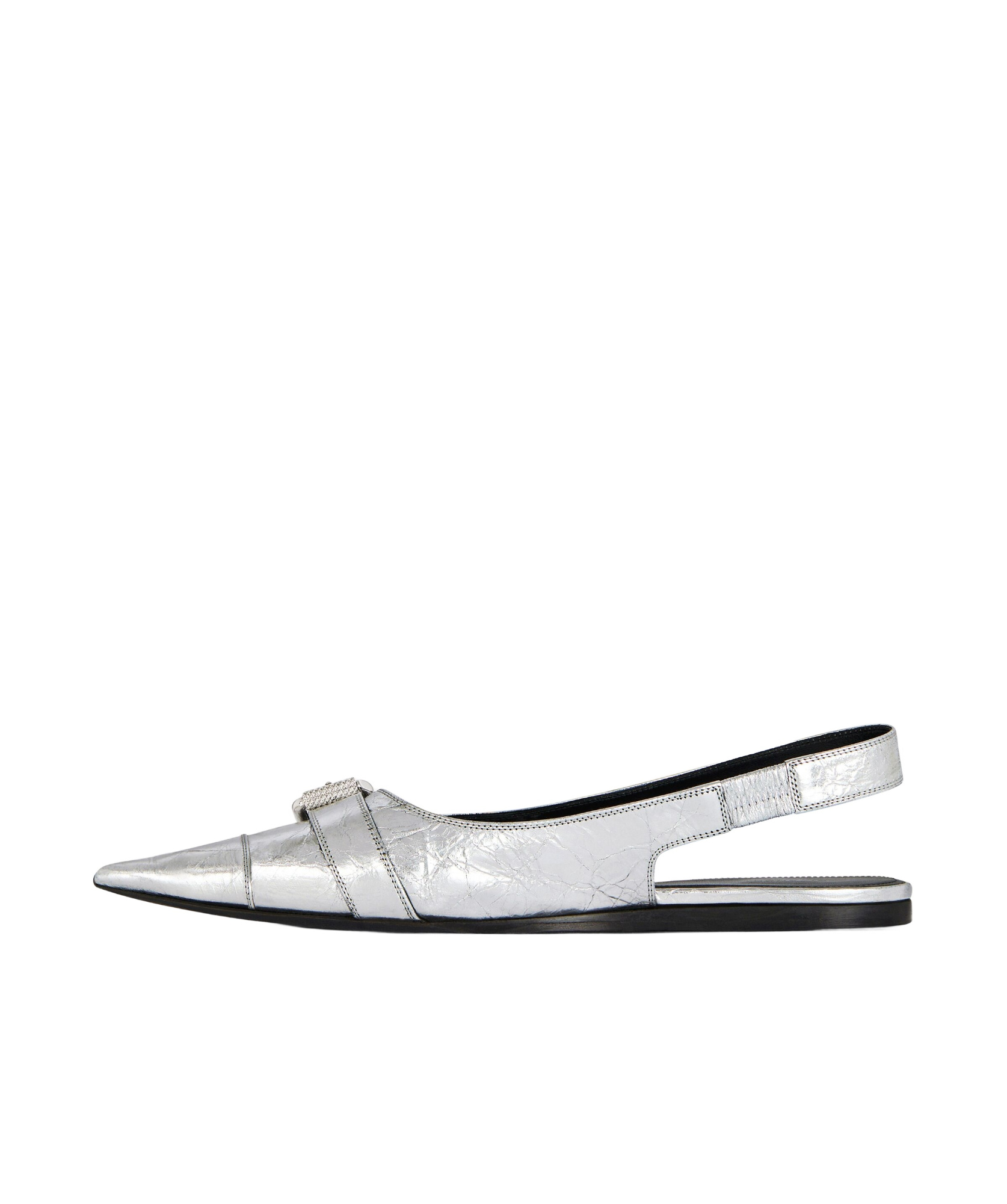 Givenchy Voyou Pointed Toe Slingback Flat In White