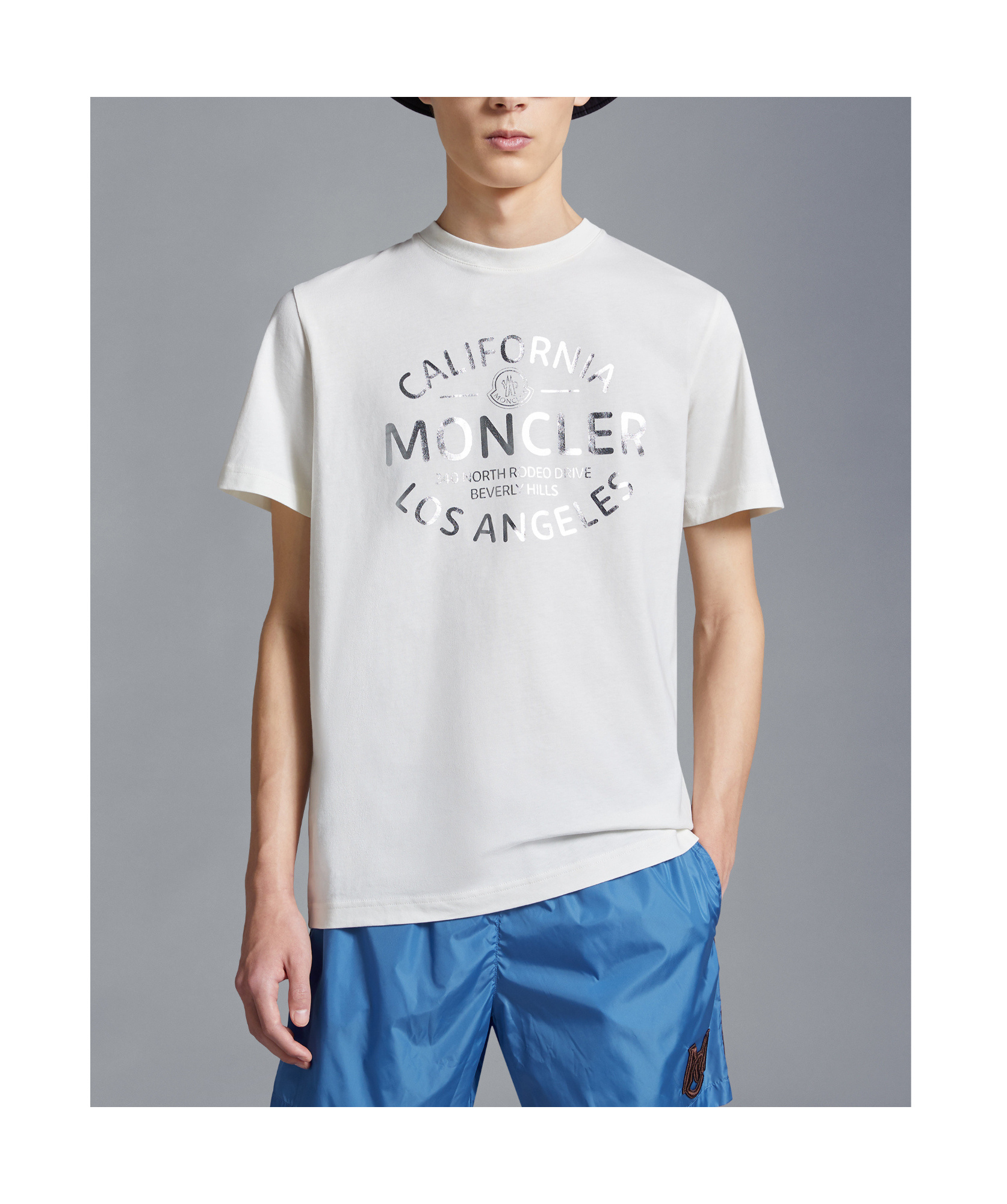 Moncler Logo-print Cotton T-shirt In White