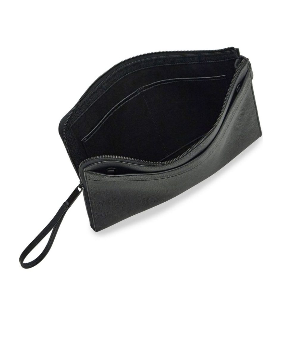 FERRAGAMO BUCKLE CLUTCH 