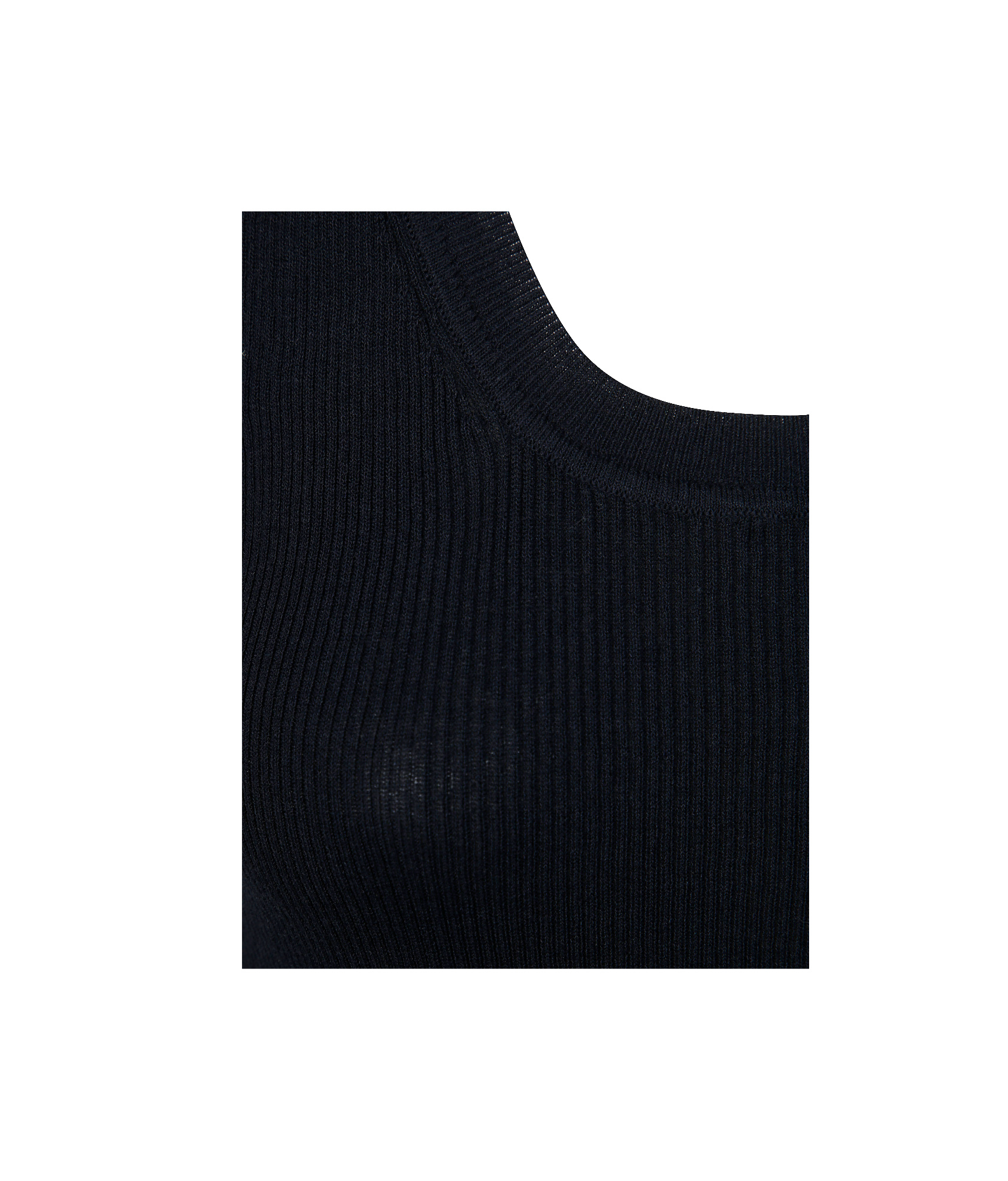 P.a.r.o.s.h Fine-ribbed Tank Top In Black