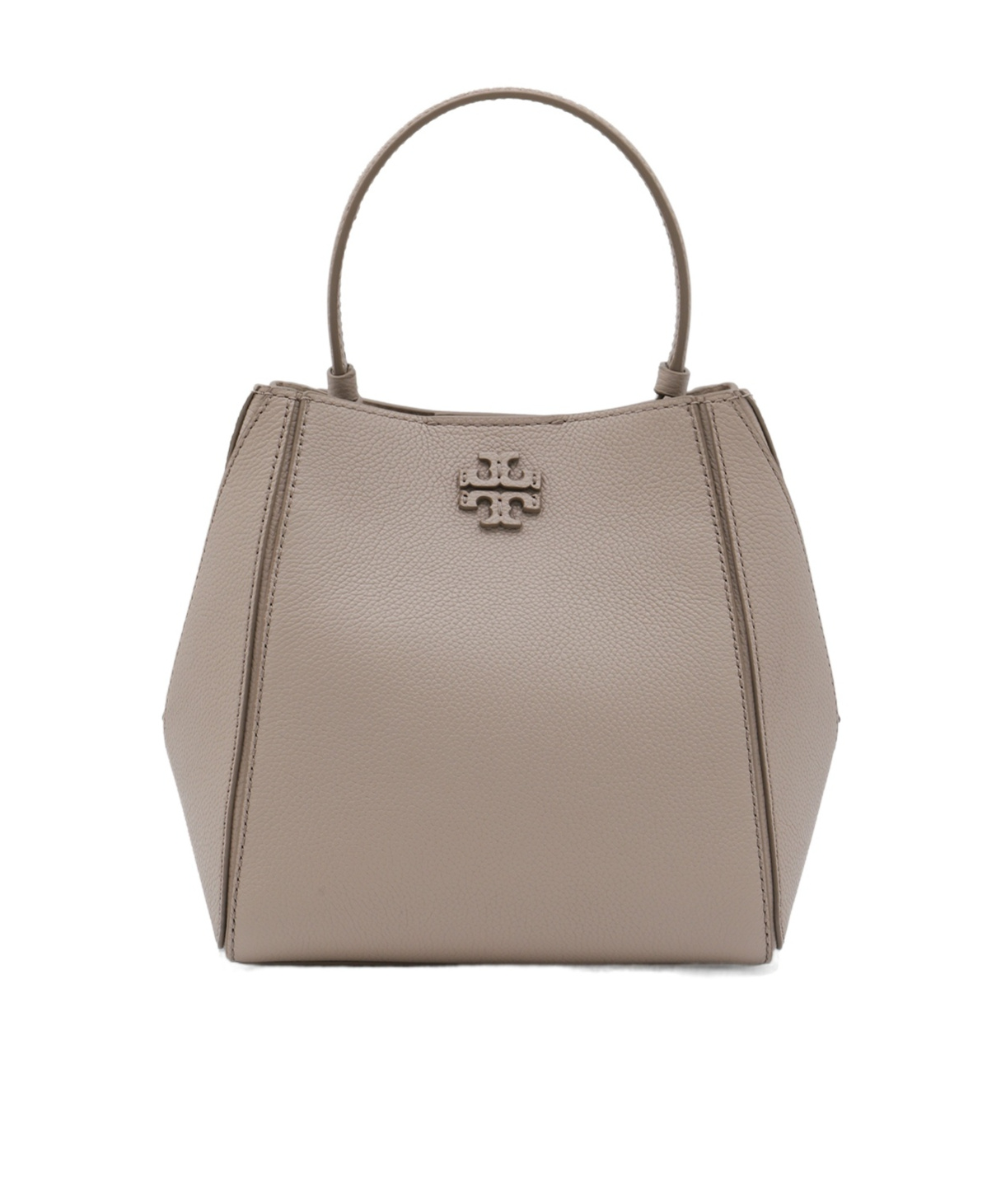 TORY BURCH MCGRAW LEATHER BUCKET BAG