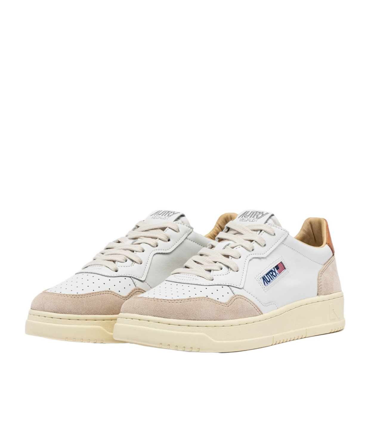 Autry Medalist Low-cut Casual Shoes In Nude