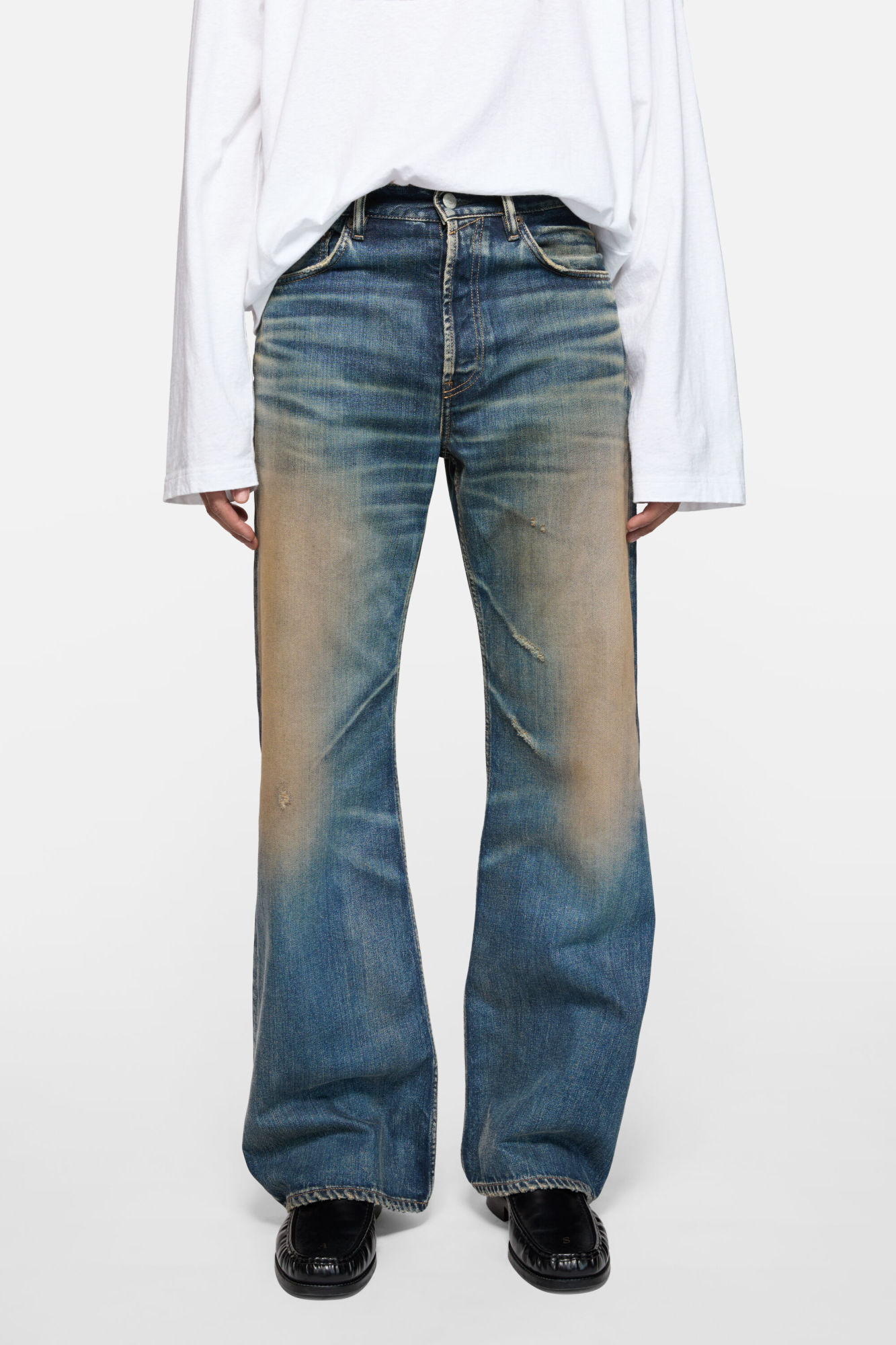 Acne Studios Blue Regular Fit 2021m Jeans In Blue