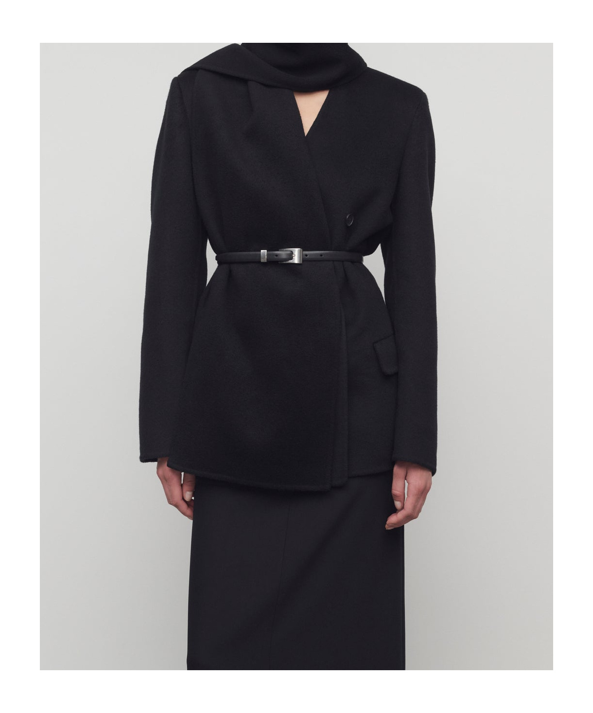 The Row Calitra Jacket In Cashmere In Black