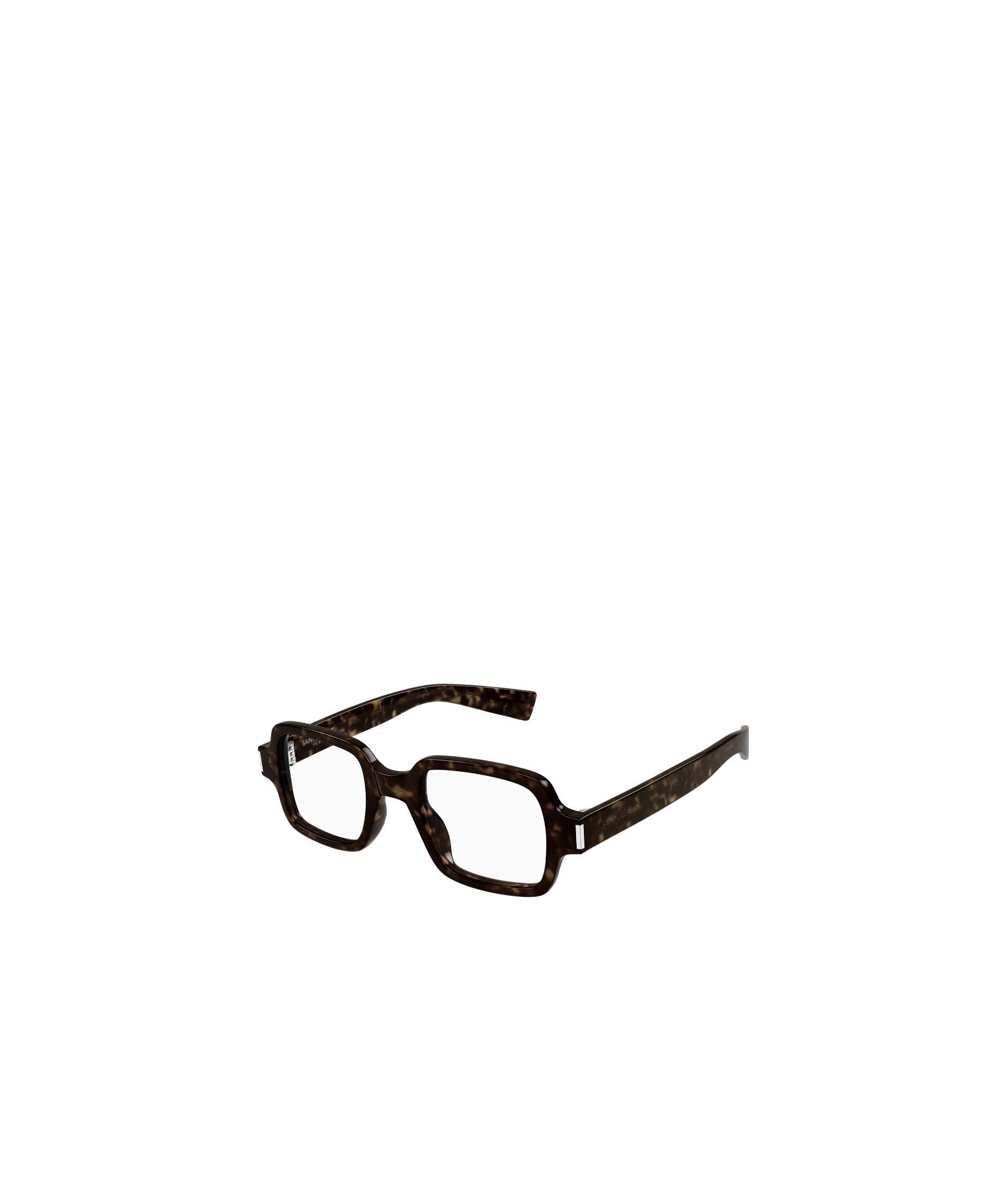 Saint Laurent Tortoiseshell-effect Glasses In Deep Havana