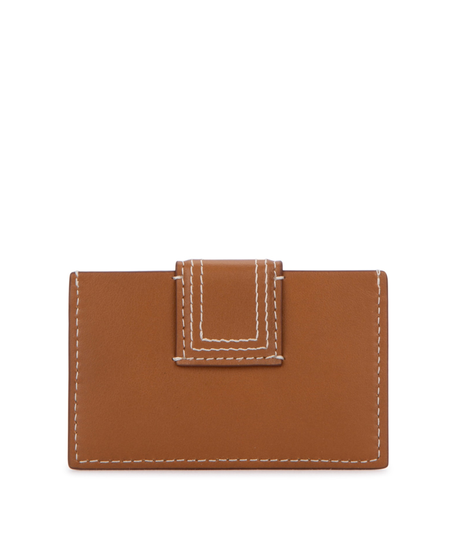 Jacquemus Le Porte-carte Bambino Flap Card Holder In Brown