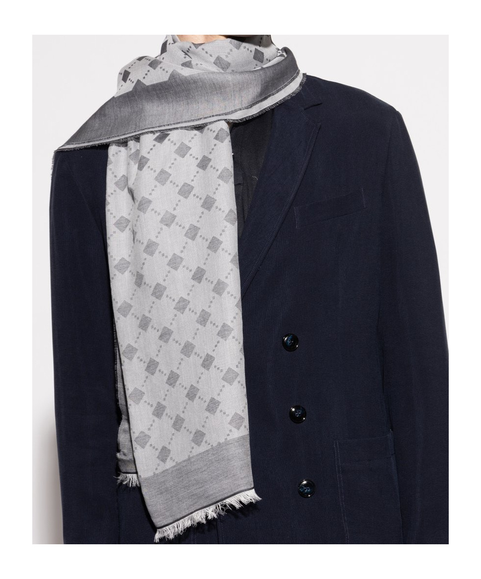 Emporio Armani Monogram Scarf