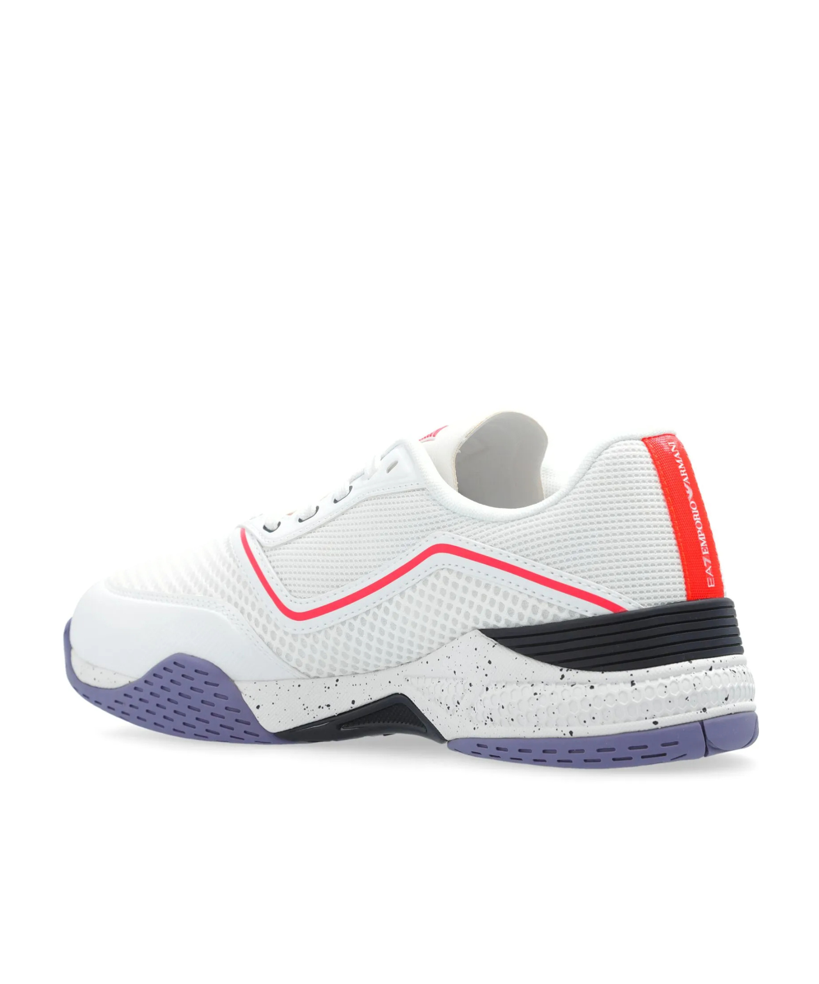 Shop Ea7 Contrasting Low-top Trainers In White