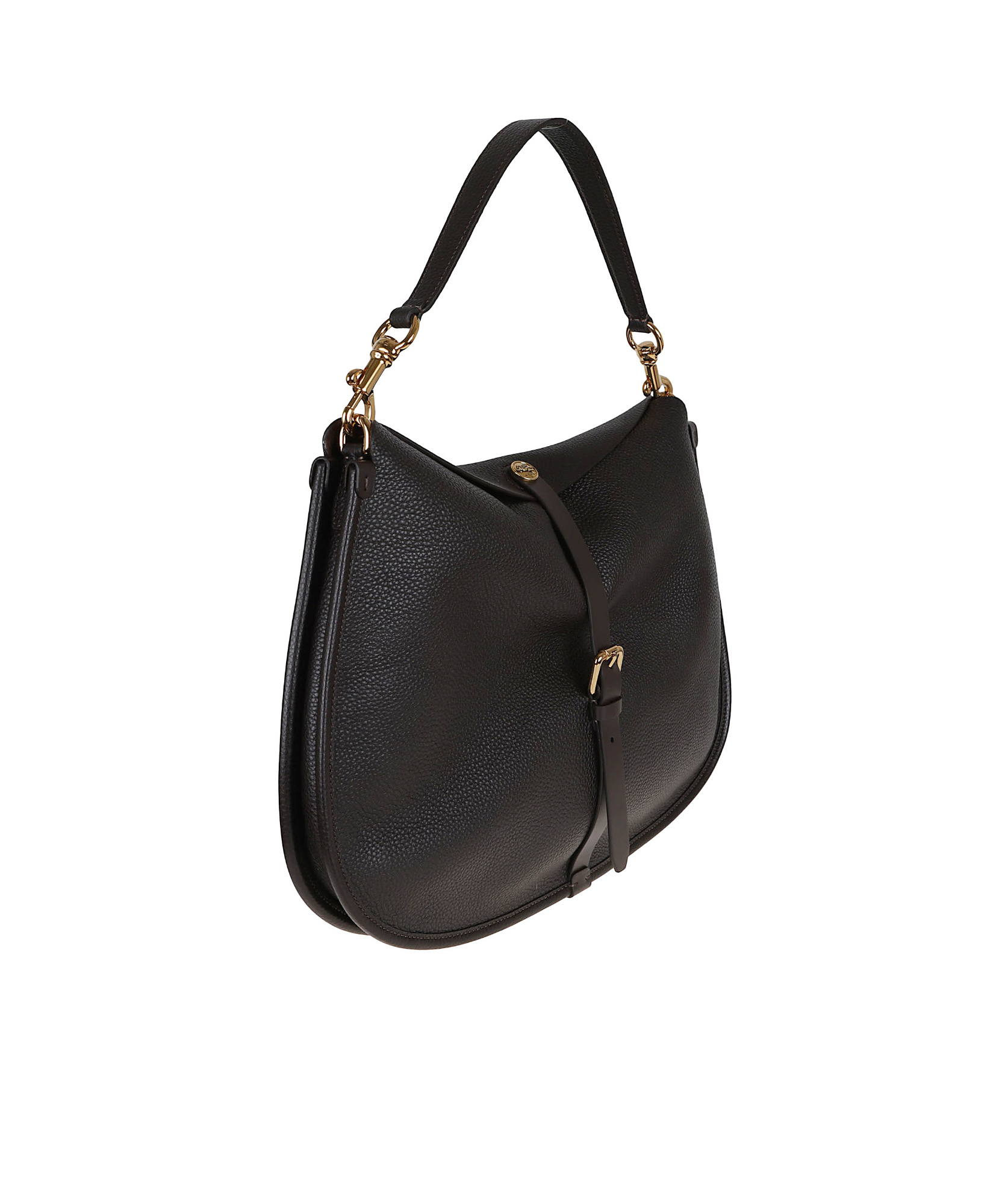 Etro Crossbody Pony Xl Tumbled Leather In Black