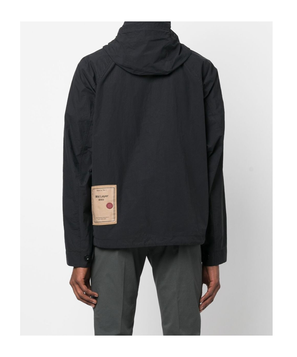Ten C Long Sleeve Casual Jacket In Black