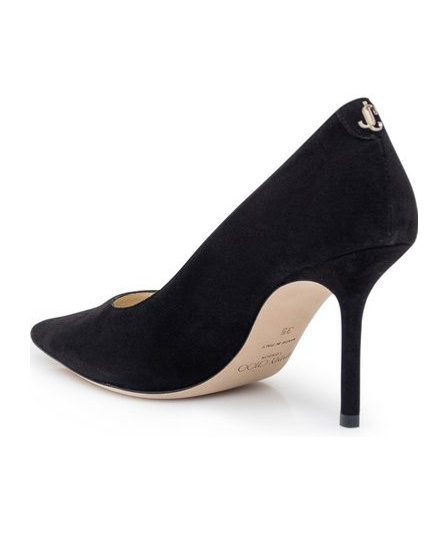 Jimmy Choo Love 85 Calf Leather Pumps In Black