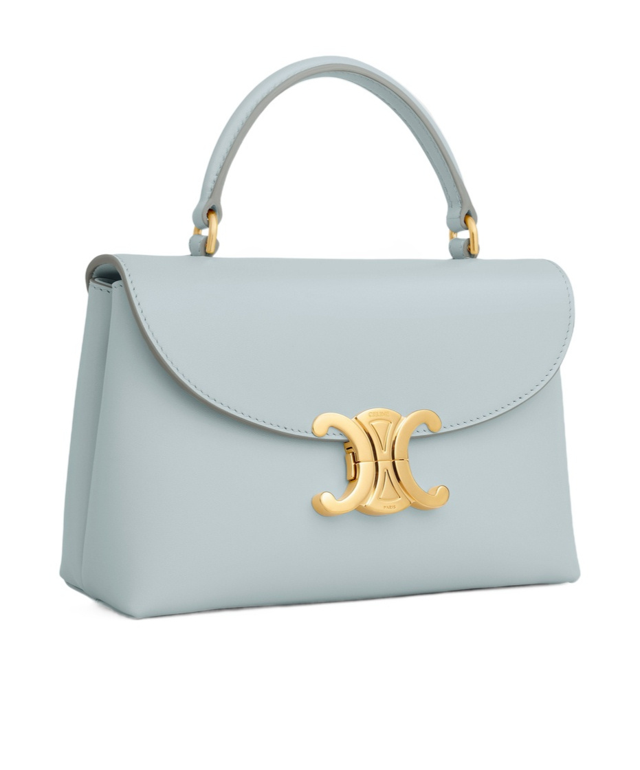 Celine Flip Shoulder Bag In Blue