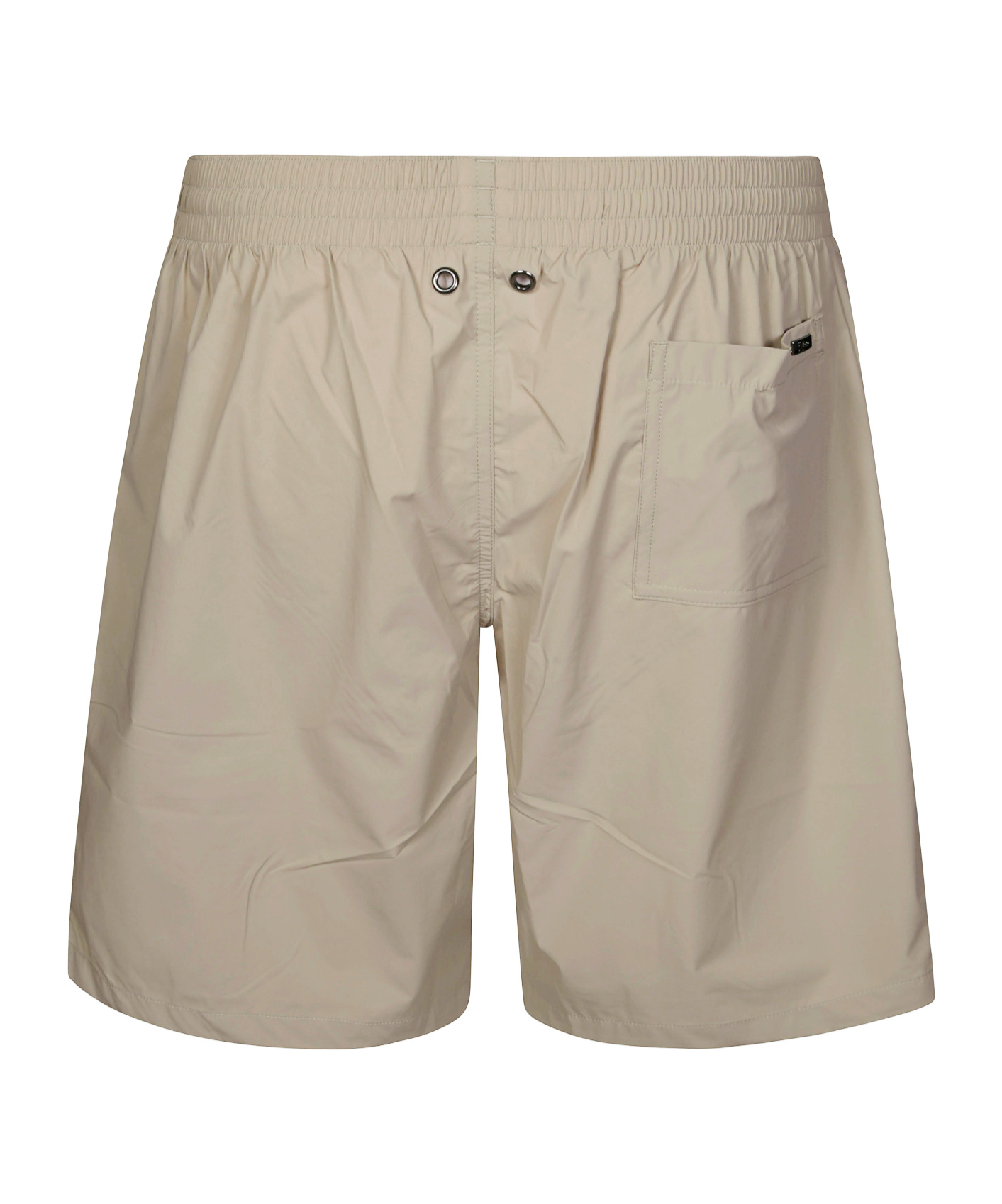 Herno Cargo Bermuda Shorts Elastic Waistband In Gray