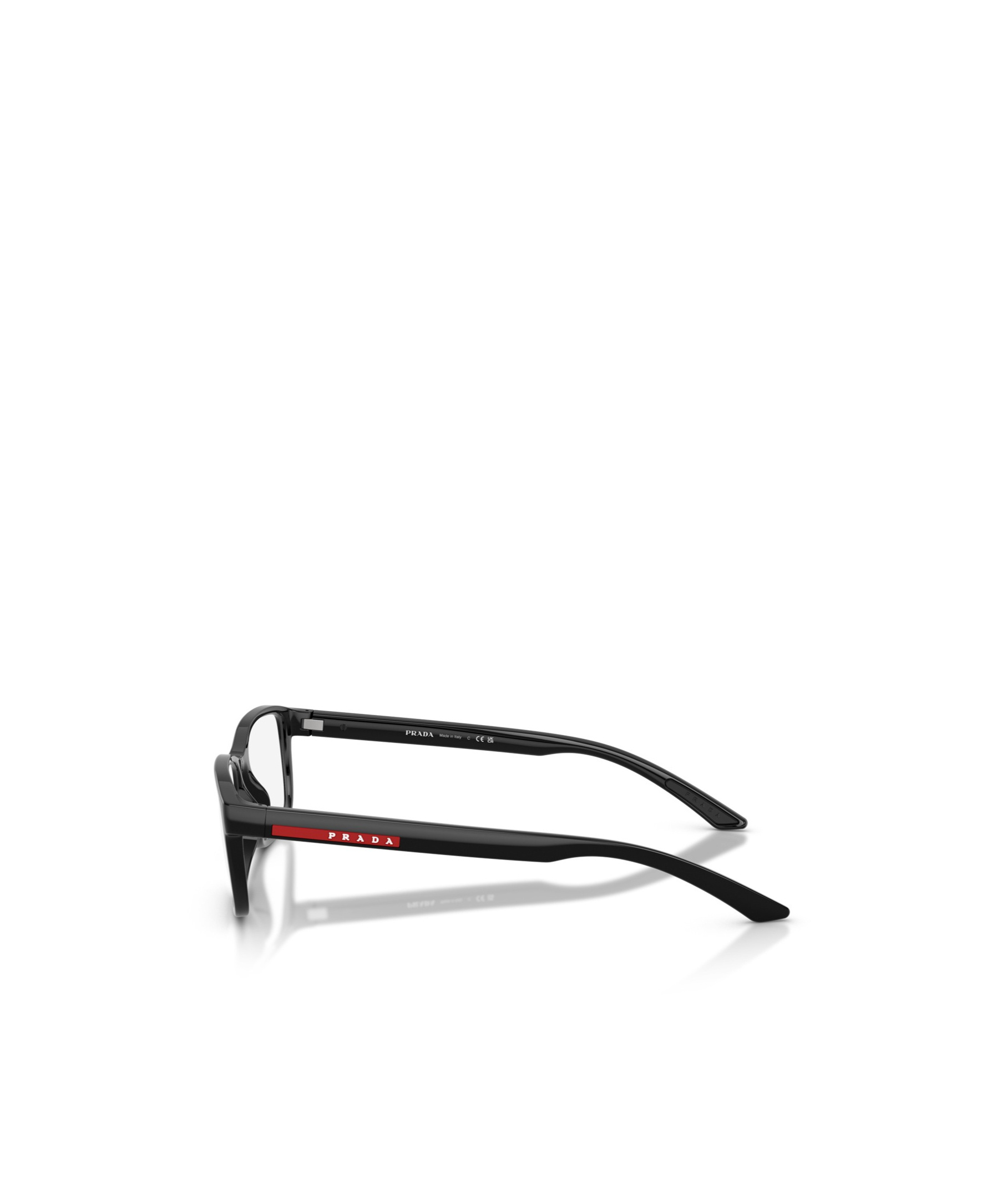 Prada Full Frame Plain Mirror In Black