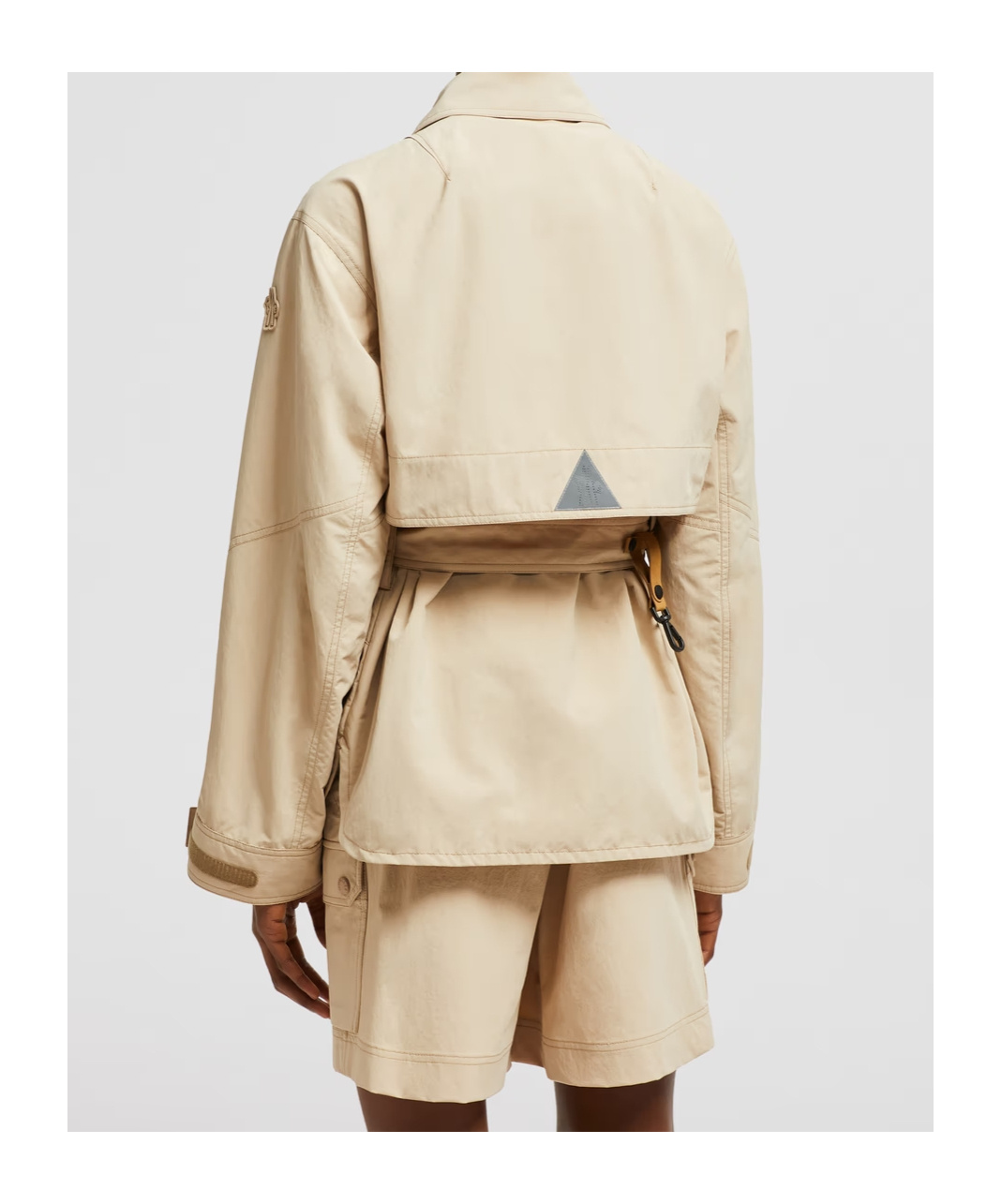 Moncler Veste Utilitaire Ceinturée Kaeng In Nude