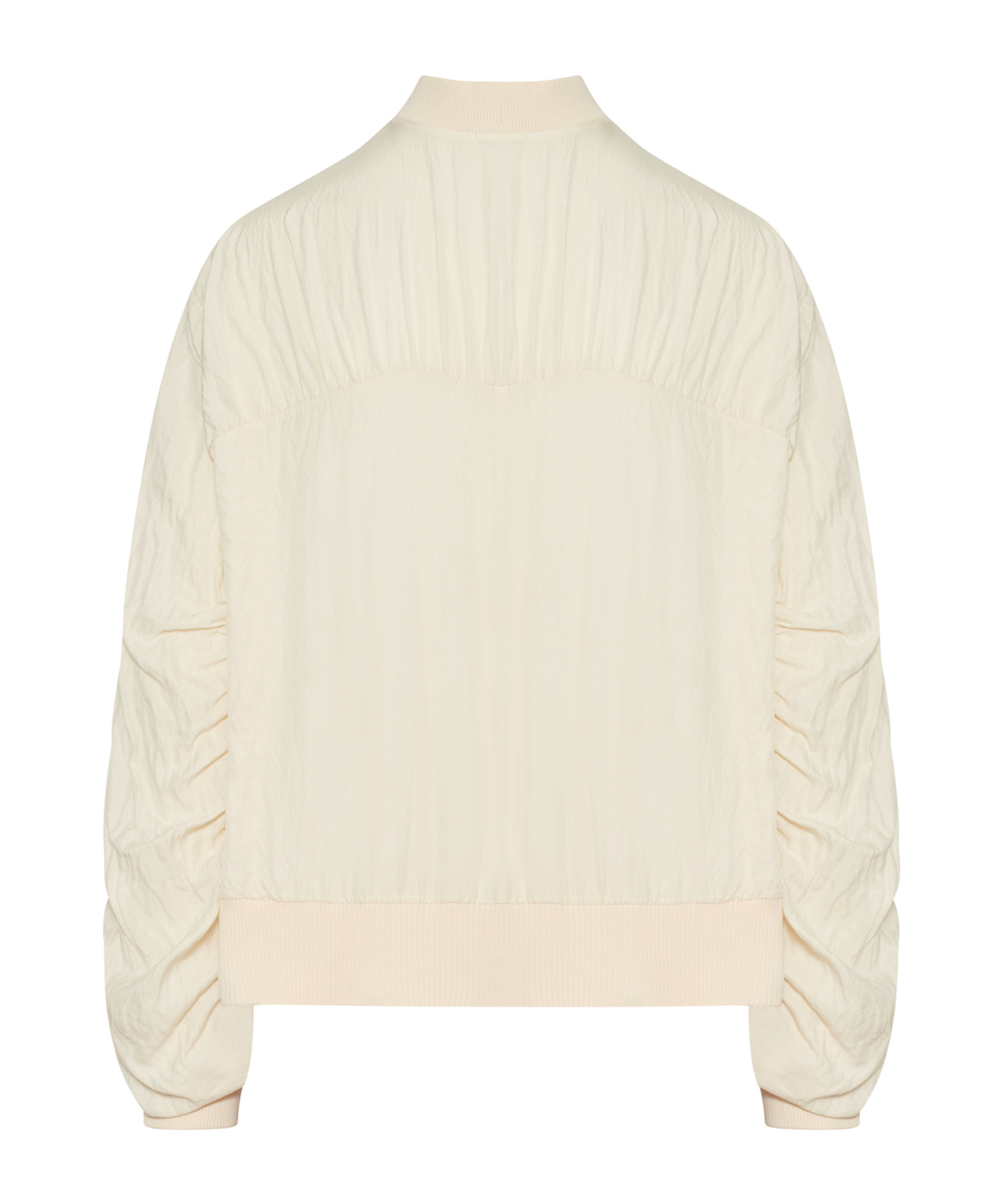 Transit Silk Blend Blouson In Sand-colored