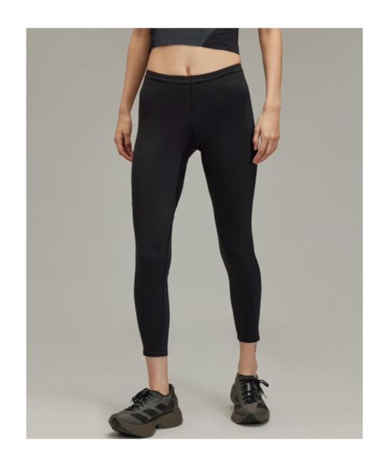 Y-3 Logo-embellished Performance Leggings In Black