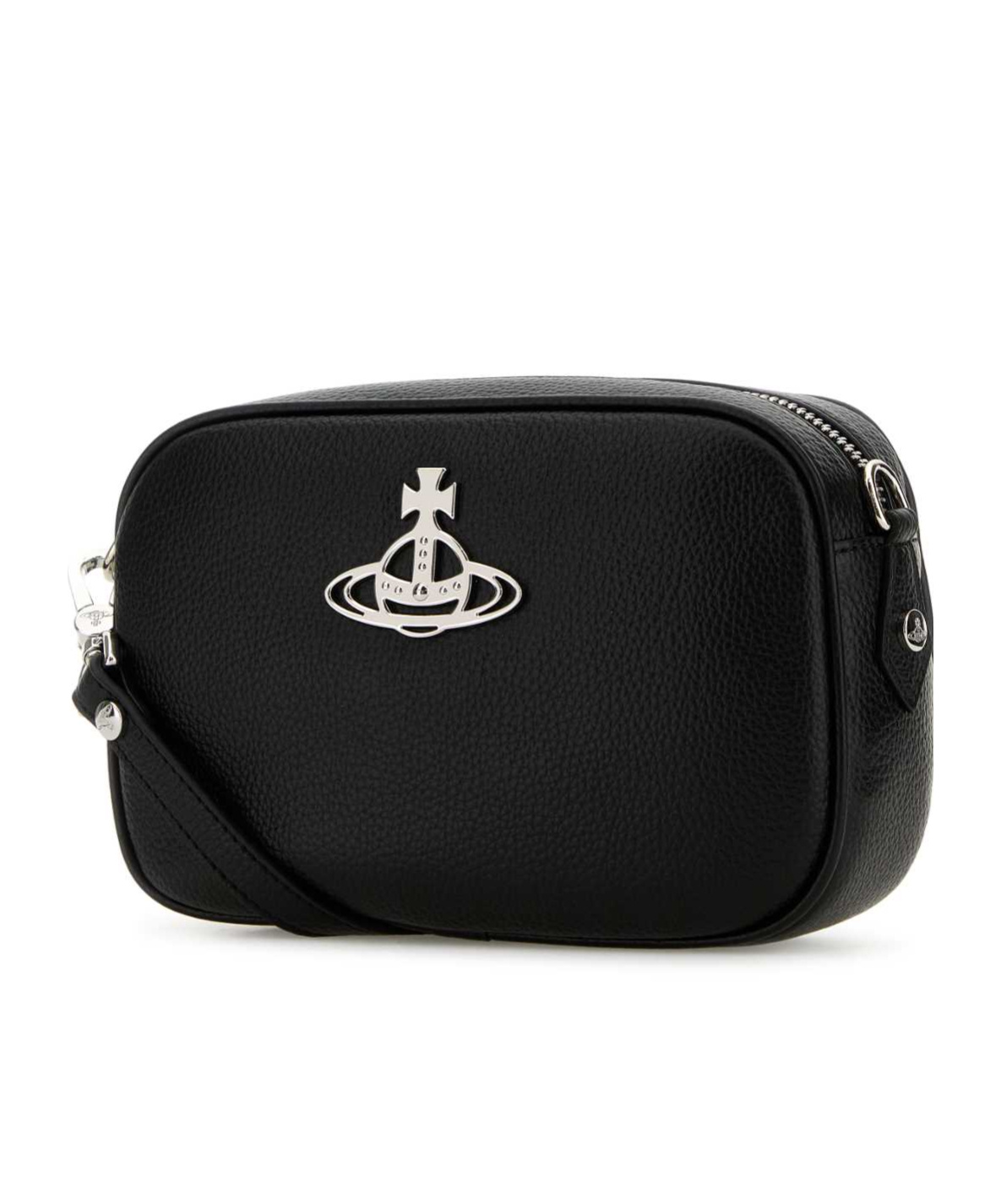 Vivienne Westwood Anna Crossbody Bag In Synthetic Leather In Black