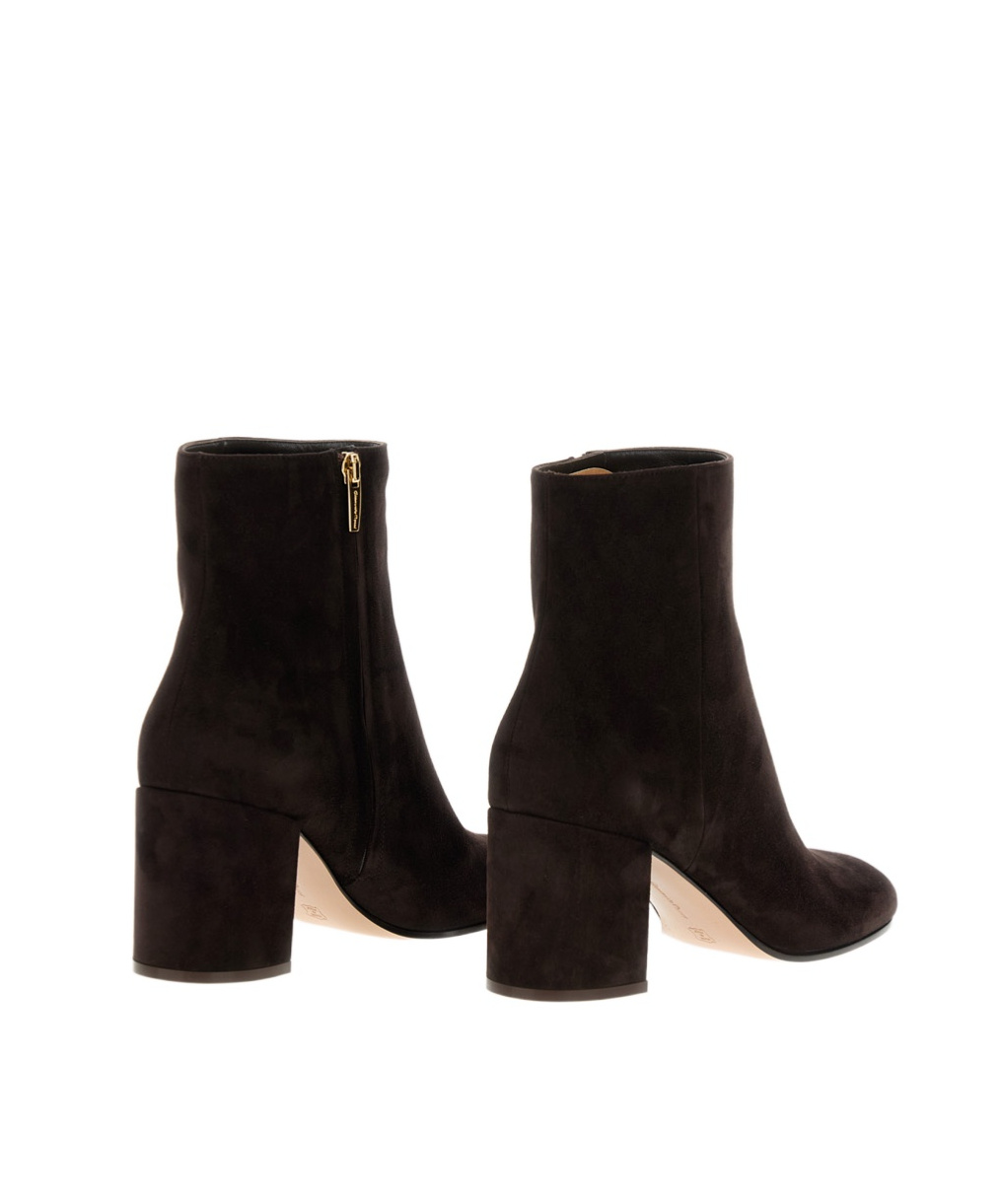 Gianvito Rossi Round Toe Ankle Boots