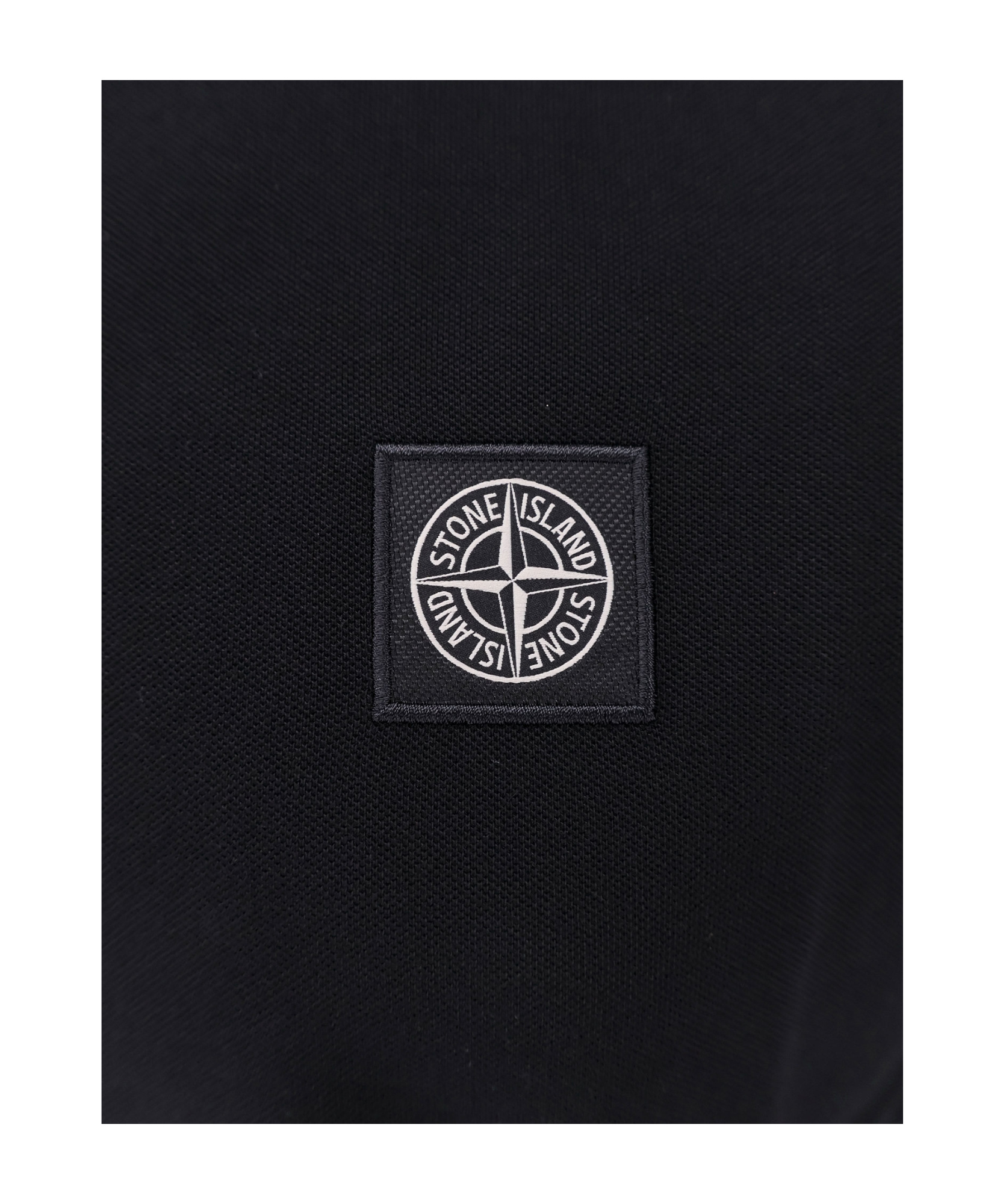 STONE ISLAND STONE ISLAND LOGO PATCH SHORT-SLEEVED POLO SHIRT